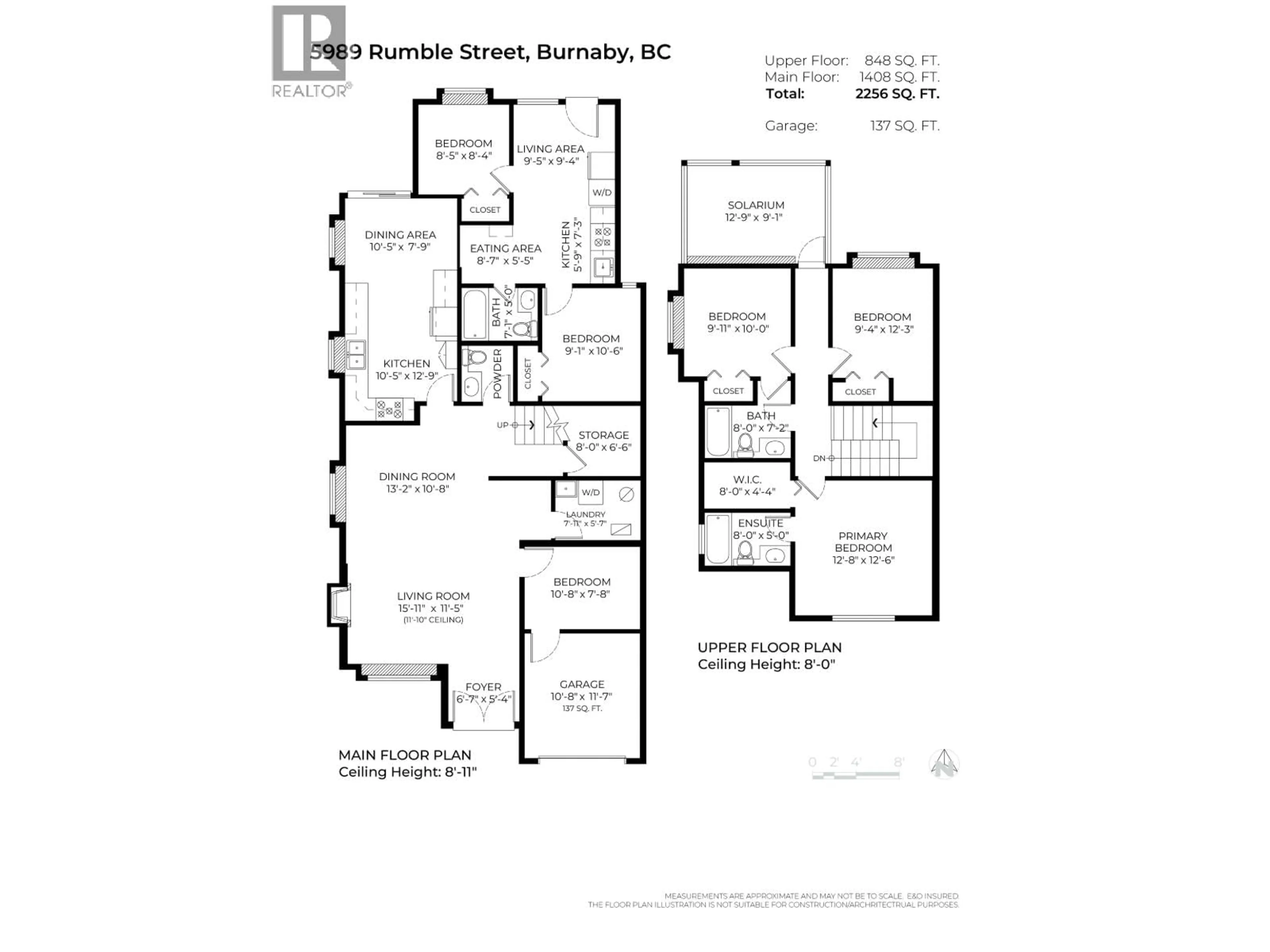 Floor plan for 5989 RUMBLE STREET, Burnaby British Columbia V5J2C6