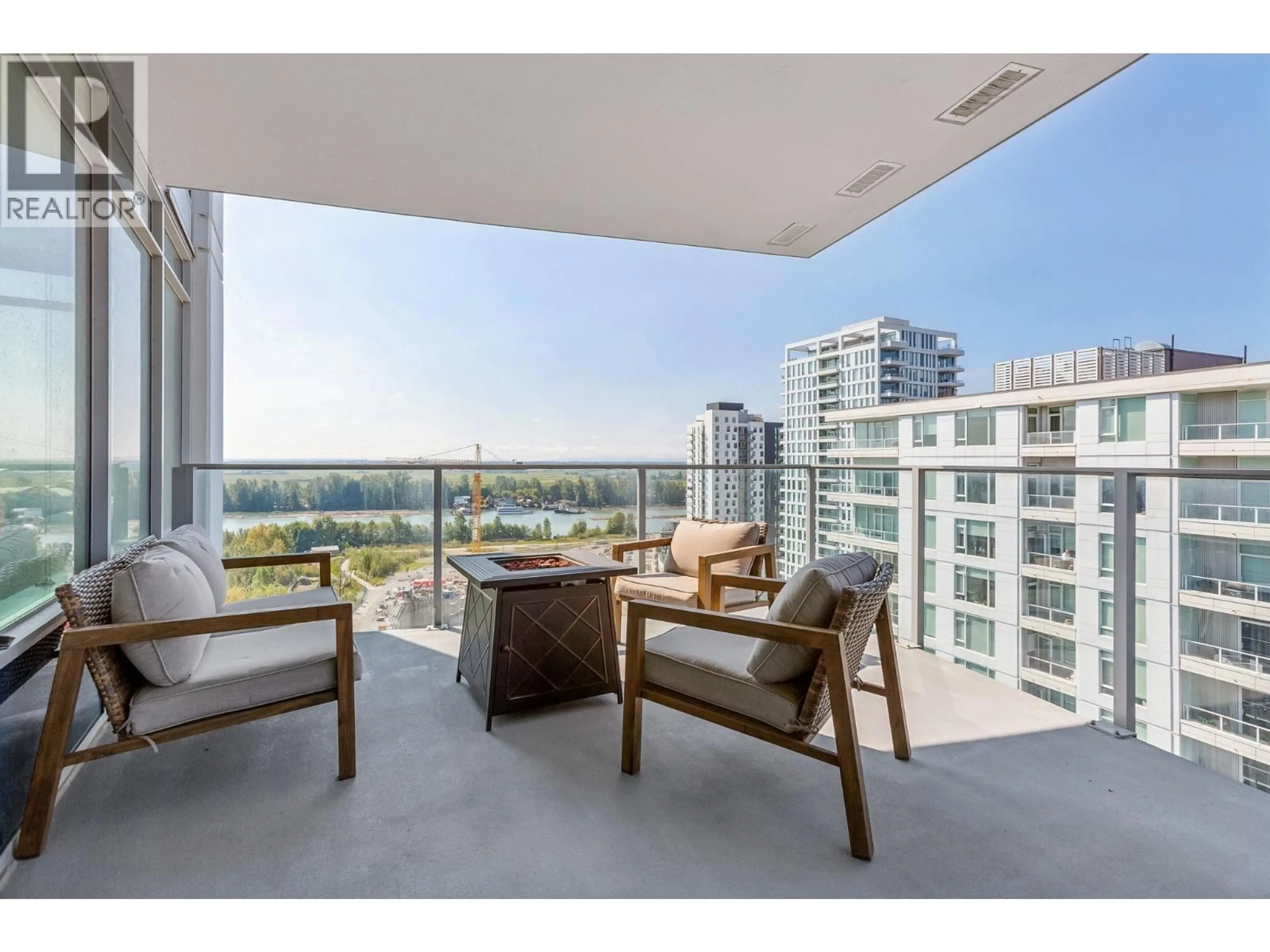 Patio, water/lake/river/ocean view for 2107 - 8538 RIVER DISTRICT CROSSING, Vancouver British Columbia V5S0C9