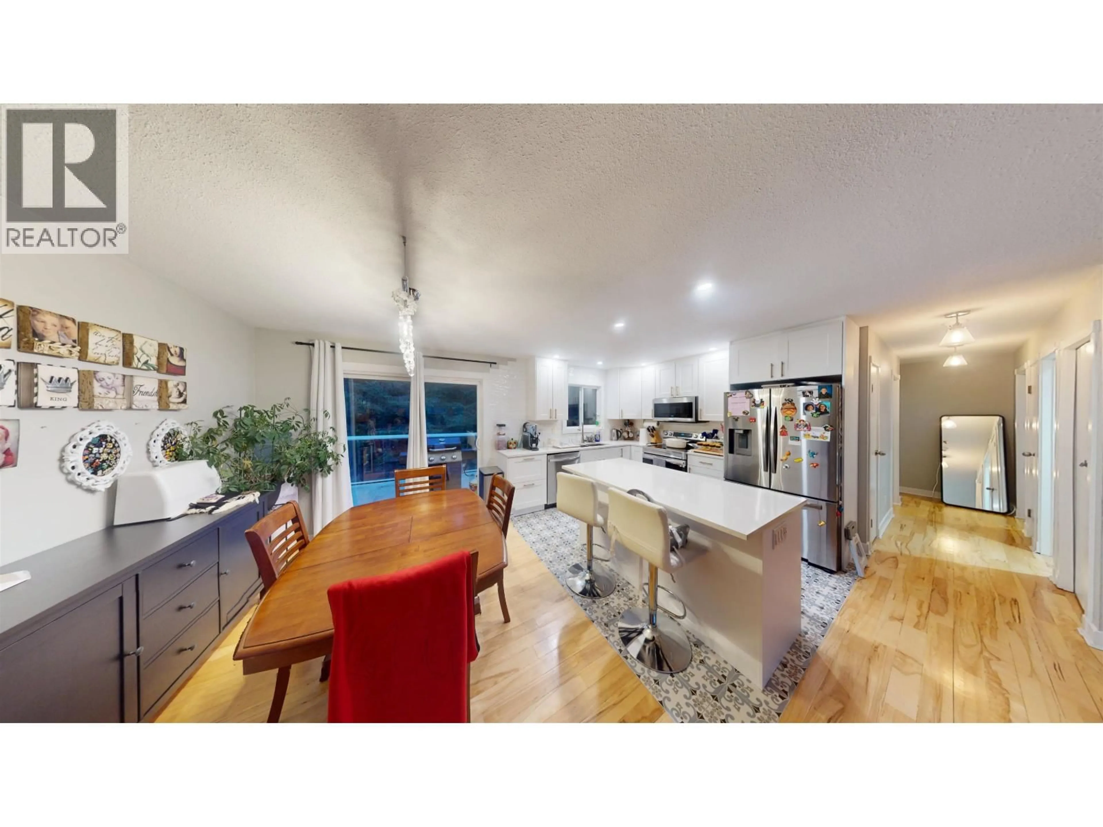 Open concept kitchen, wood/laminate floor for 156 GULL CRESCENT, Prince Rupert British Columbia V8J4G5