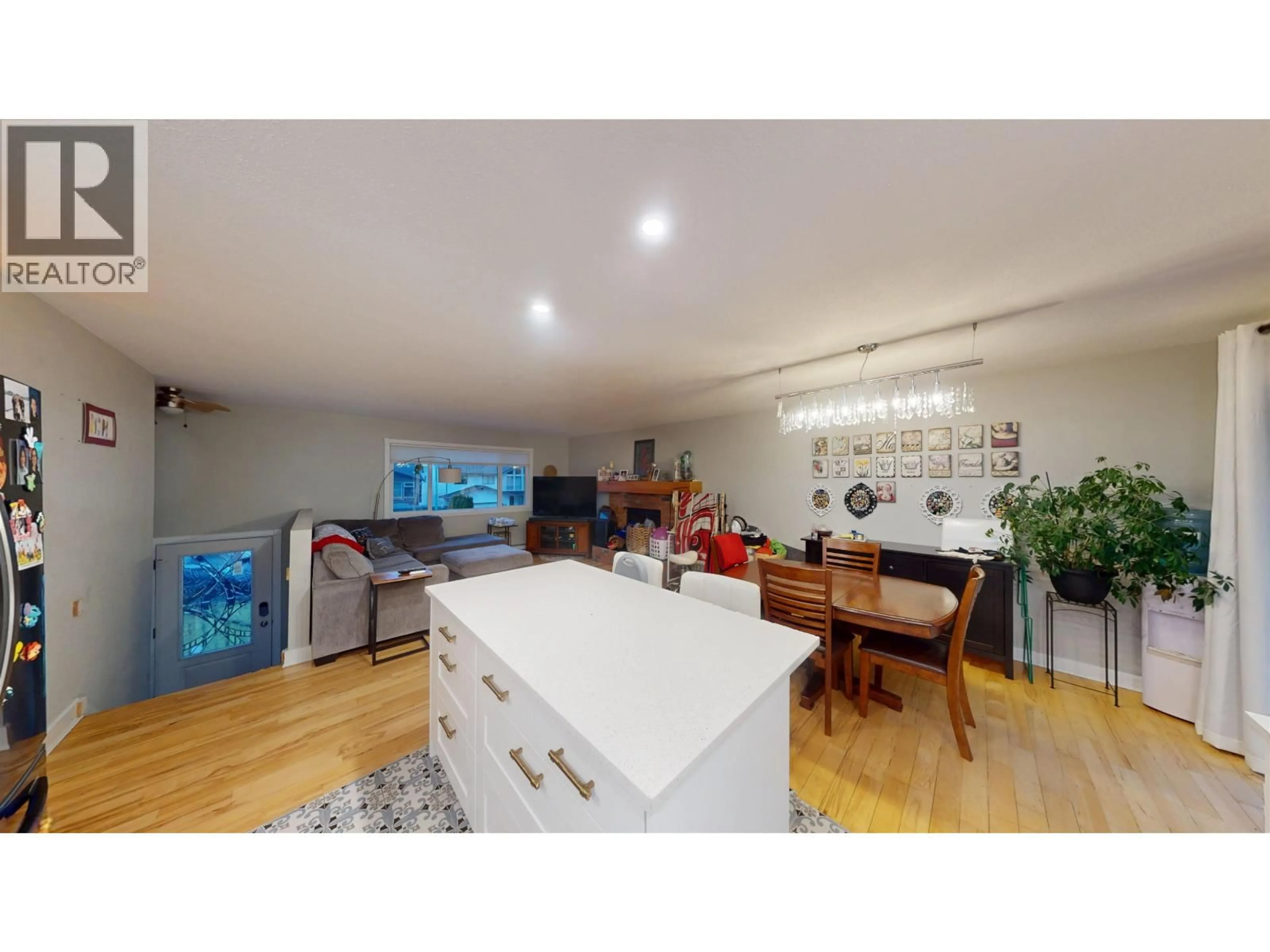 Open concept kitchen, wood/laminate floor for 156 GULL CRESCENT, Prince Rupert British Columbia V8J4G5