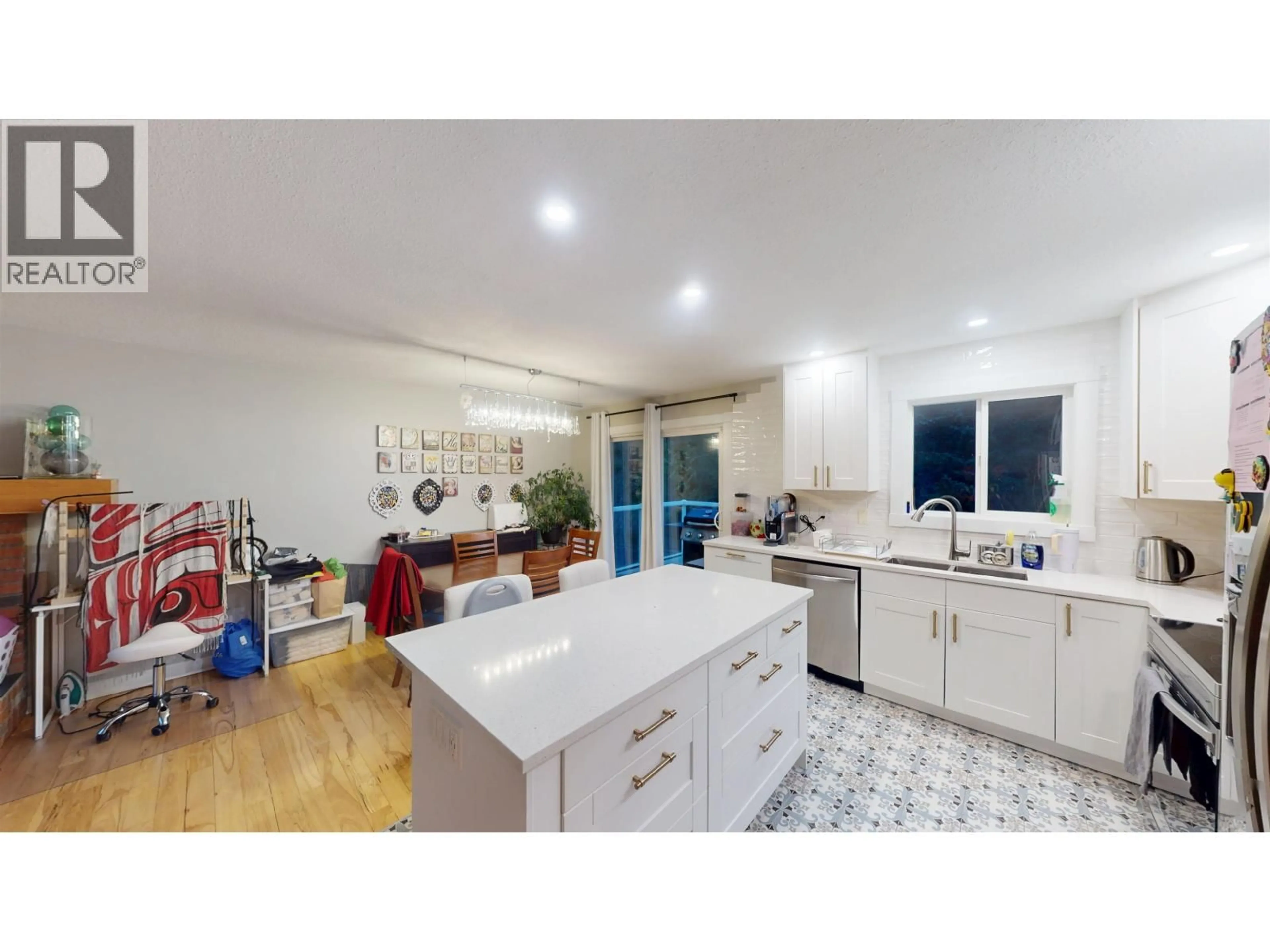 Open concept kitchen, ceramic/tile floor for 156 GULL CRESCENT, Prince Rupert British Columbia V8J4G5
