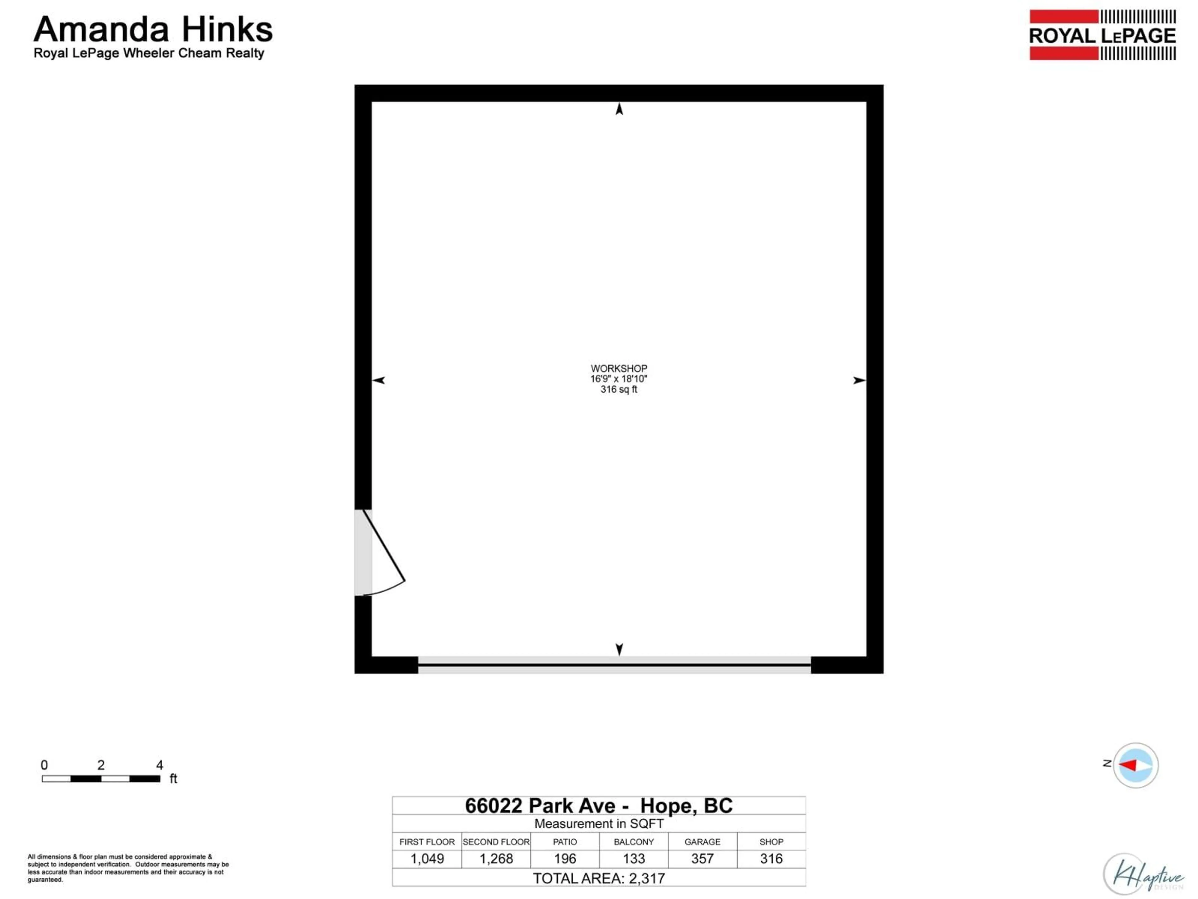 Floor plan for 66022 PARK AVENUE, Hope British Columbia V0X1L1