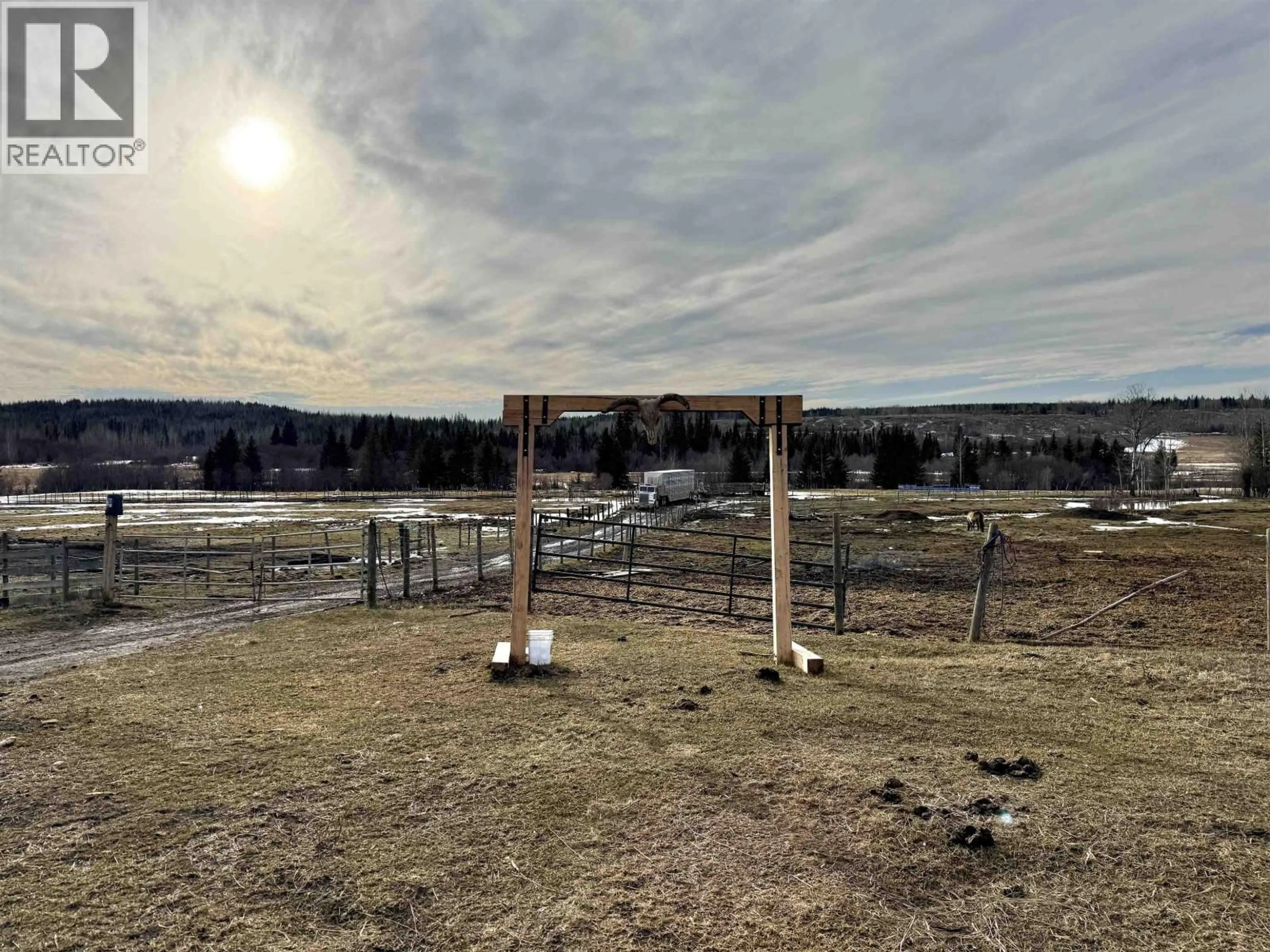 A pic from outside/outdoor area/front of a property/back of a property/a pic from drone, forest/trees view for 5951 CLOUSTON ROAD, Quesnel British Columbia V2J6X9