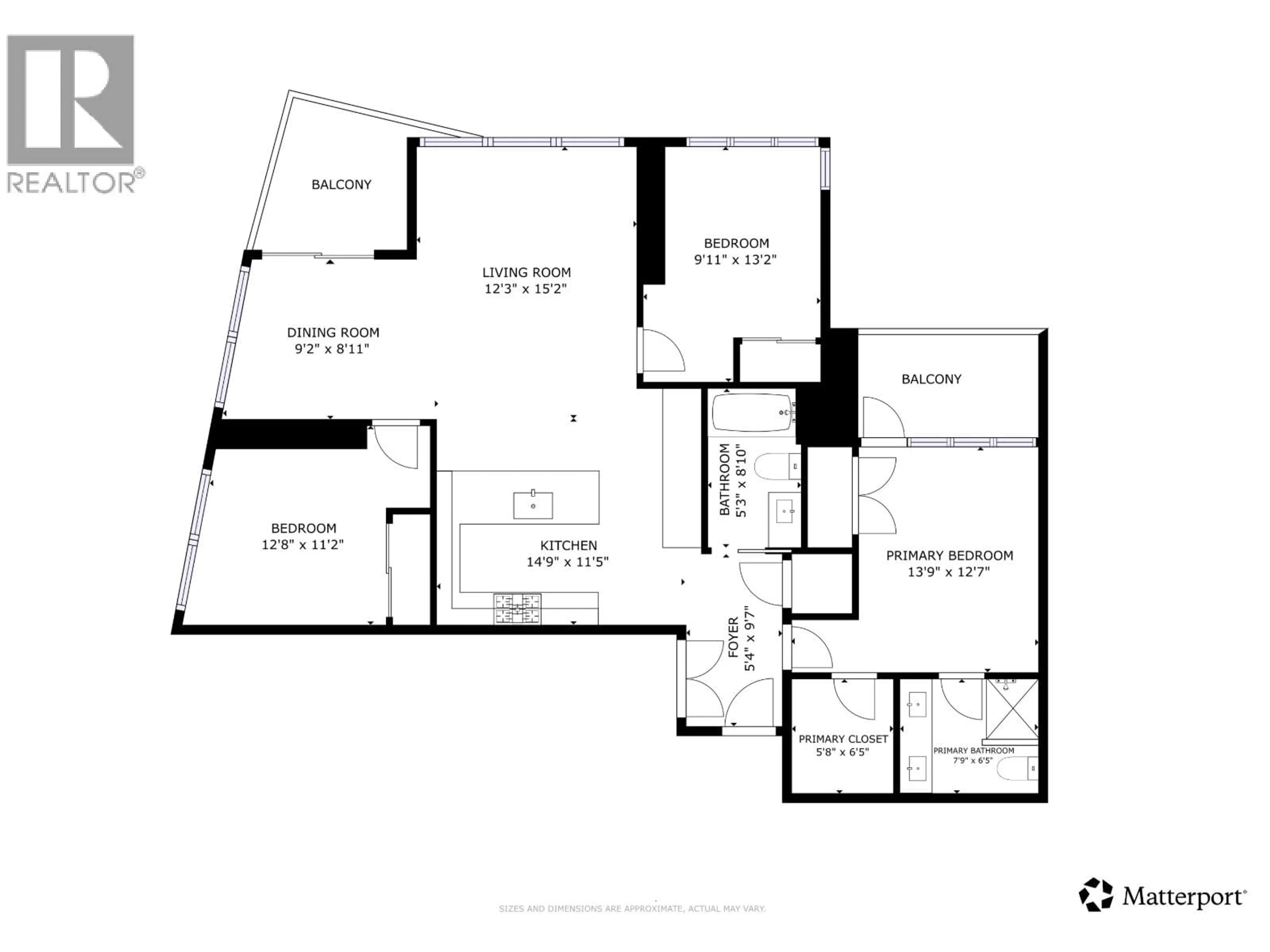 Floor plan for 3703 - 680 QUAYSIDE DRIVE, New Westminster British Columbia V3M0P2