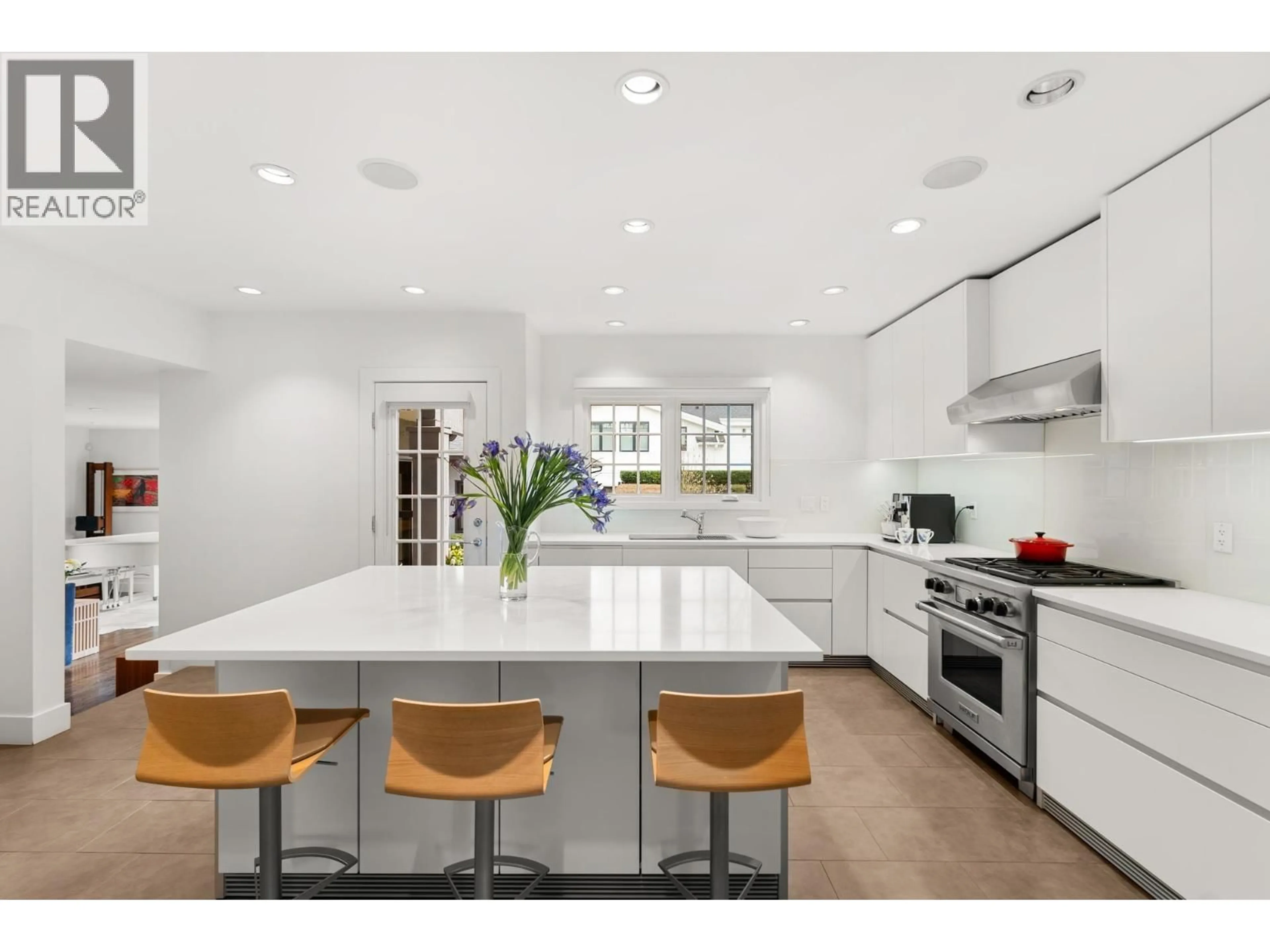 Contemporary kitchen, ceramic/tile floor for 2496 36TH AVENUE, Vancouver British Columbia V6M1L6