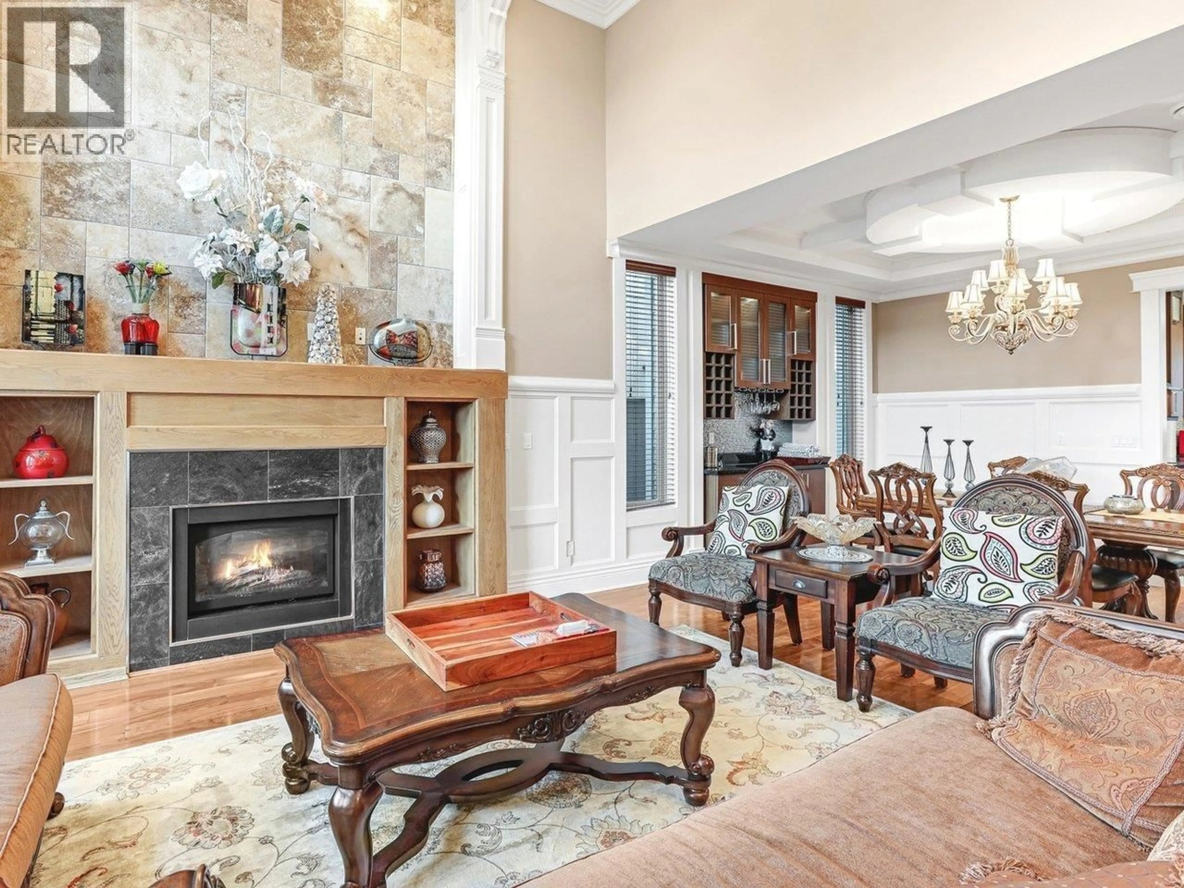 Living room with furniture, ceramic/tile floor for 8260 GILBERT ROAD, Richmond British Columbia V7C3W7
