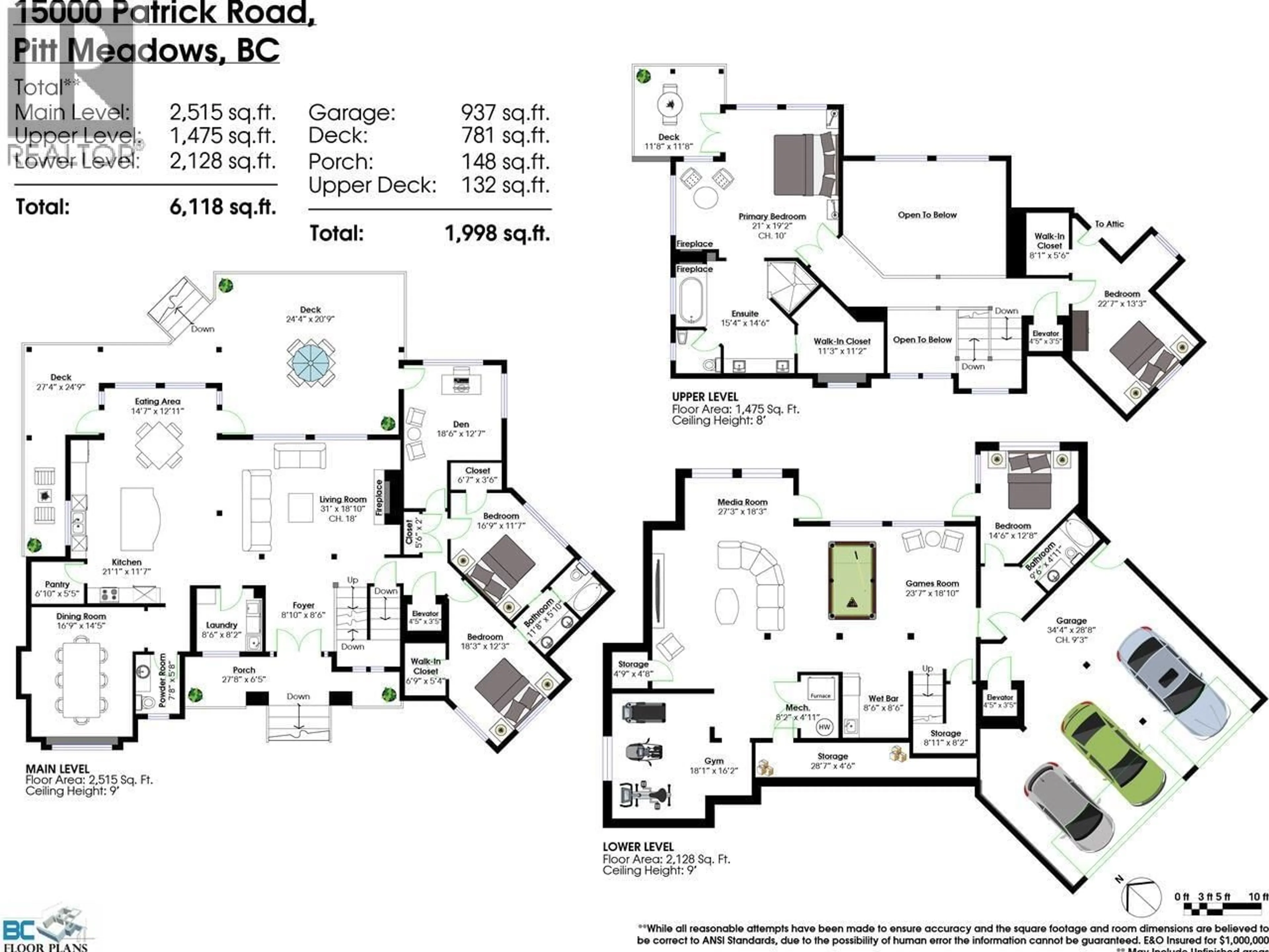 Floor plan for 15000 PATRICK ROAD, Pitt Meadows British Columbia V3Y1Z1