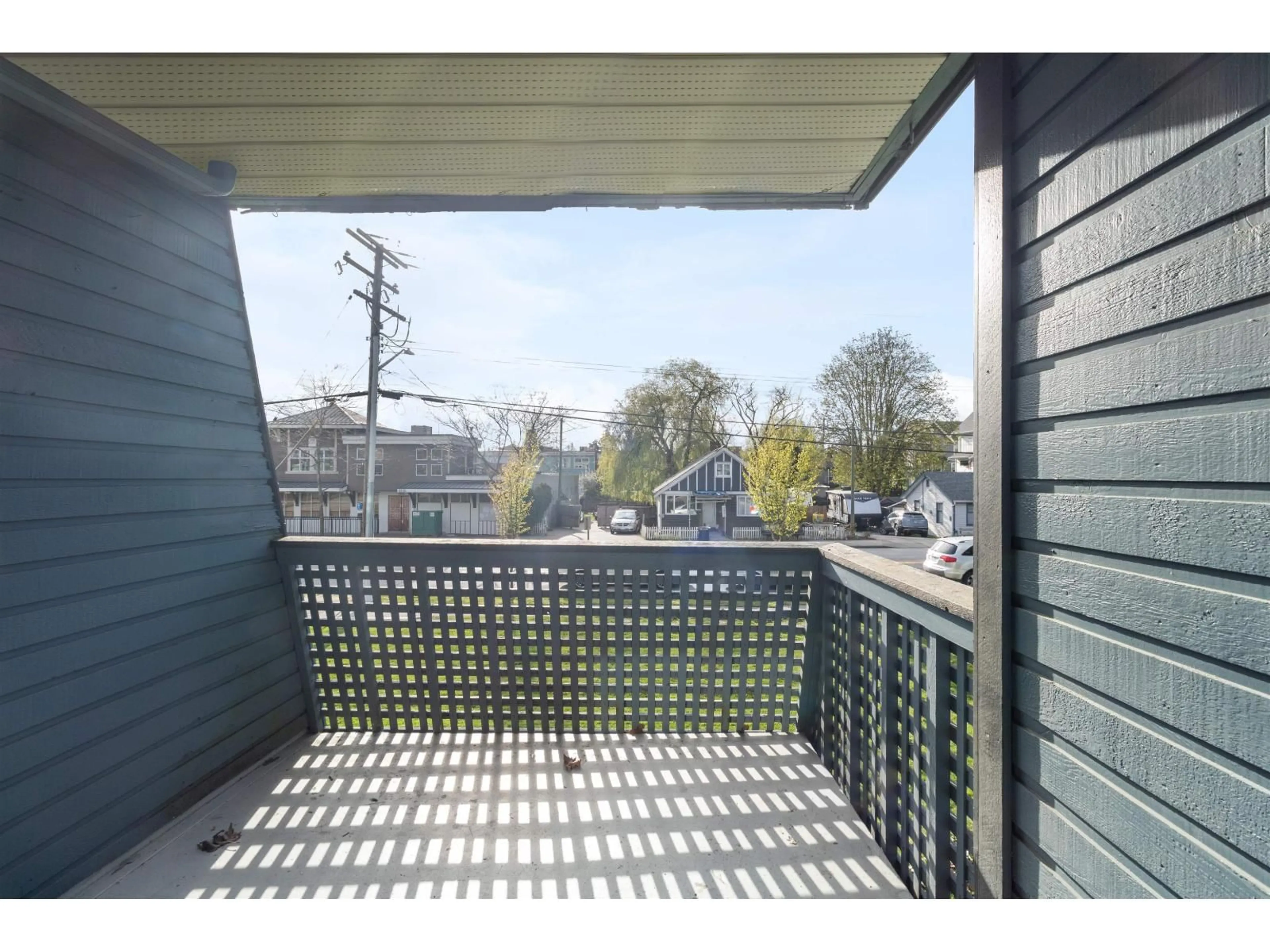 Patio, city buildings view from balcony for 103 - 17661 58A AVENUE, Surrey British Columbia V3S1N4