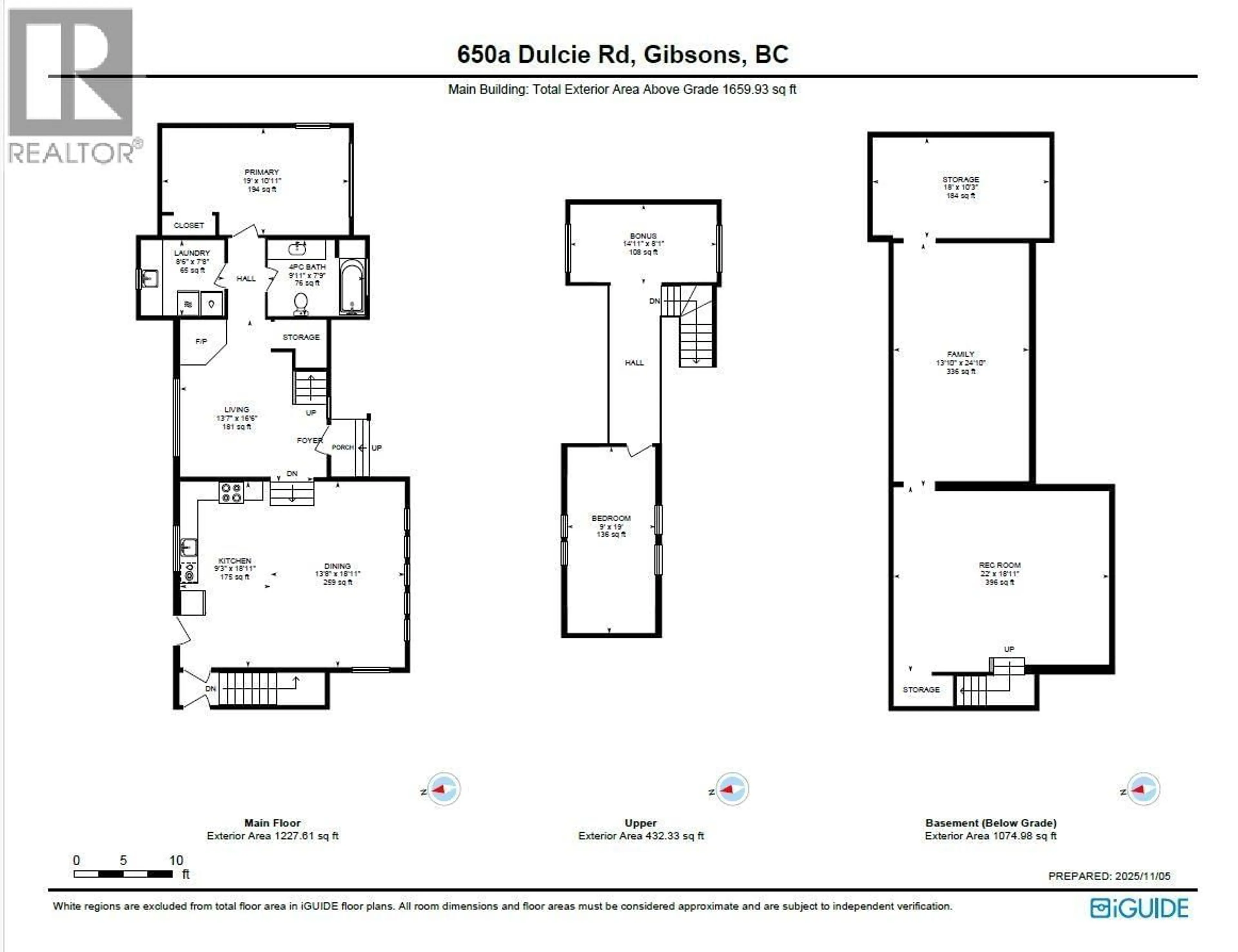 Floor plan for 650A DULCIE ROAD, Gambier Island British Columbia V0N1V0