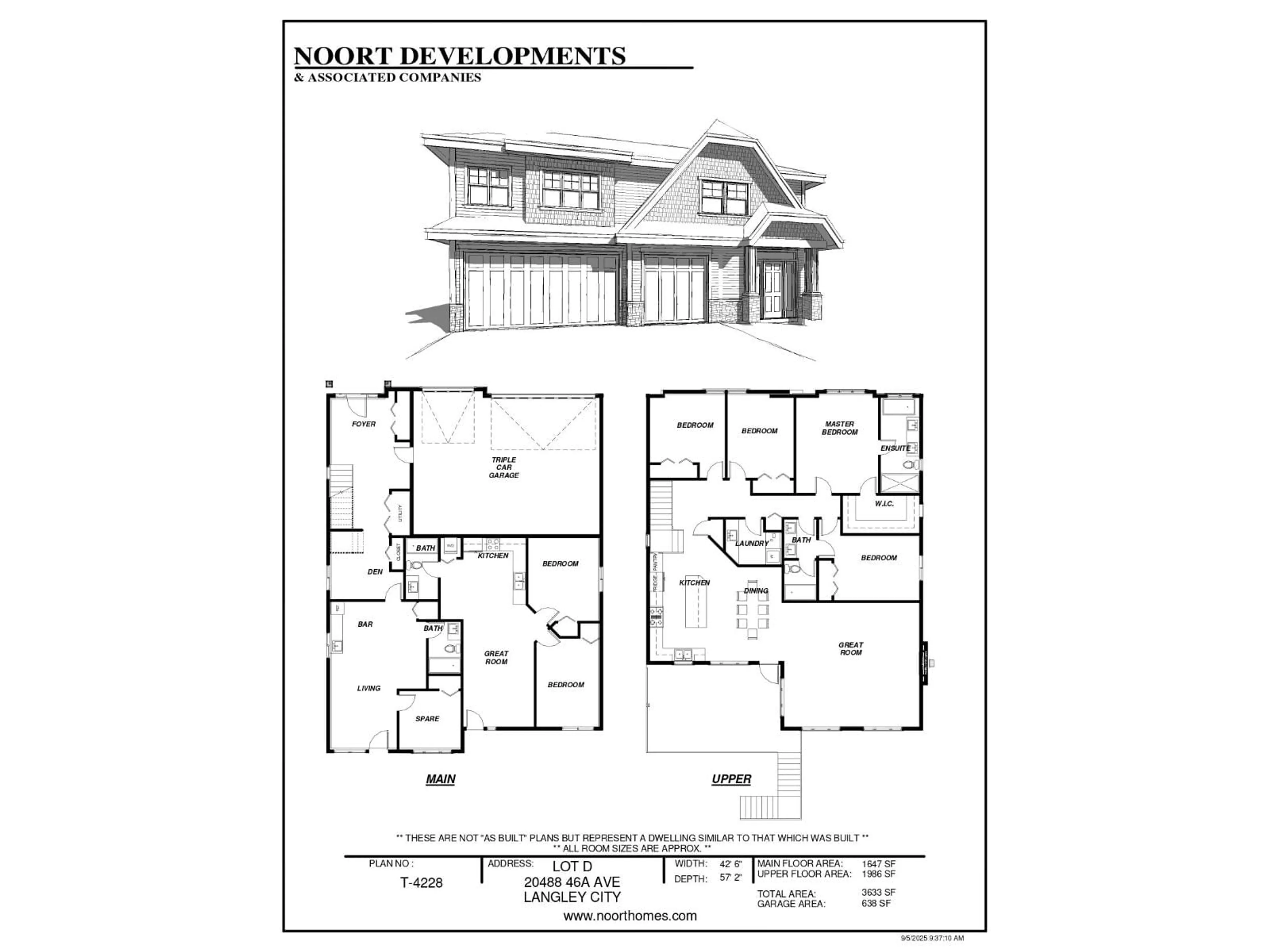 Floor plan for 20488 46A AVENUE, Langley British Columbia V3A3J8