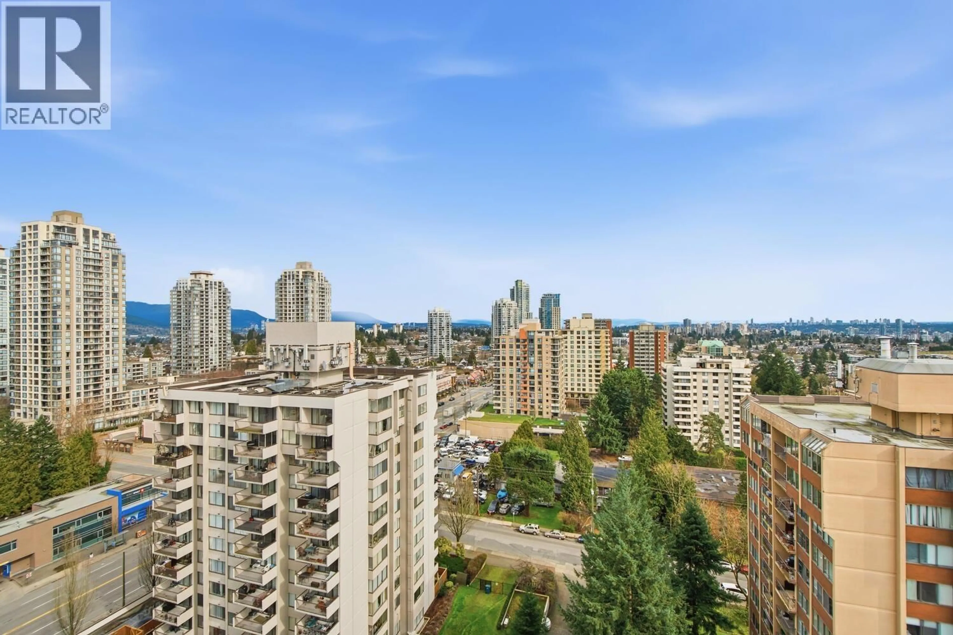 Balcony in the apartment, city buildings view from balcony for 1808 - 7077 BERESFORD STREET, Burnaby British Columbia V5E4J5