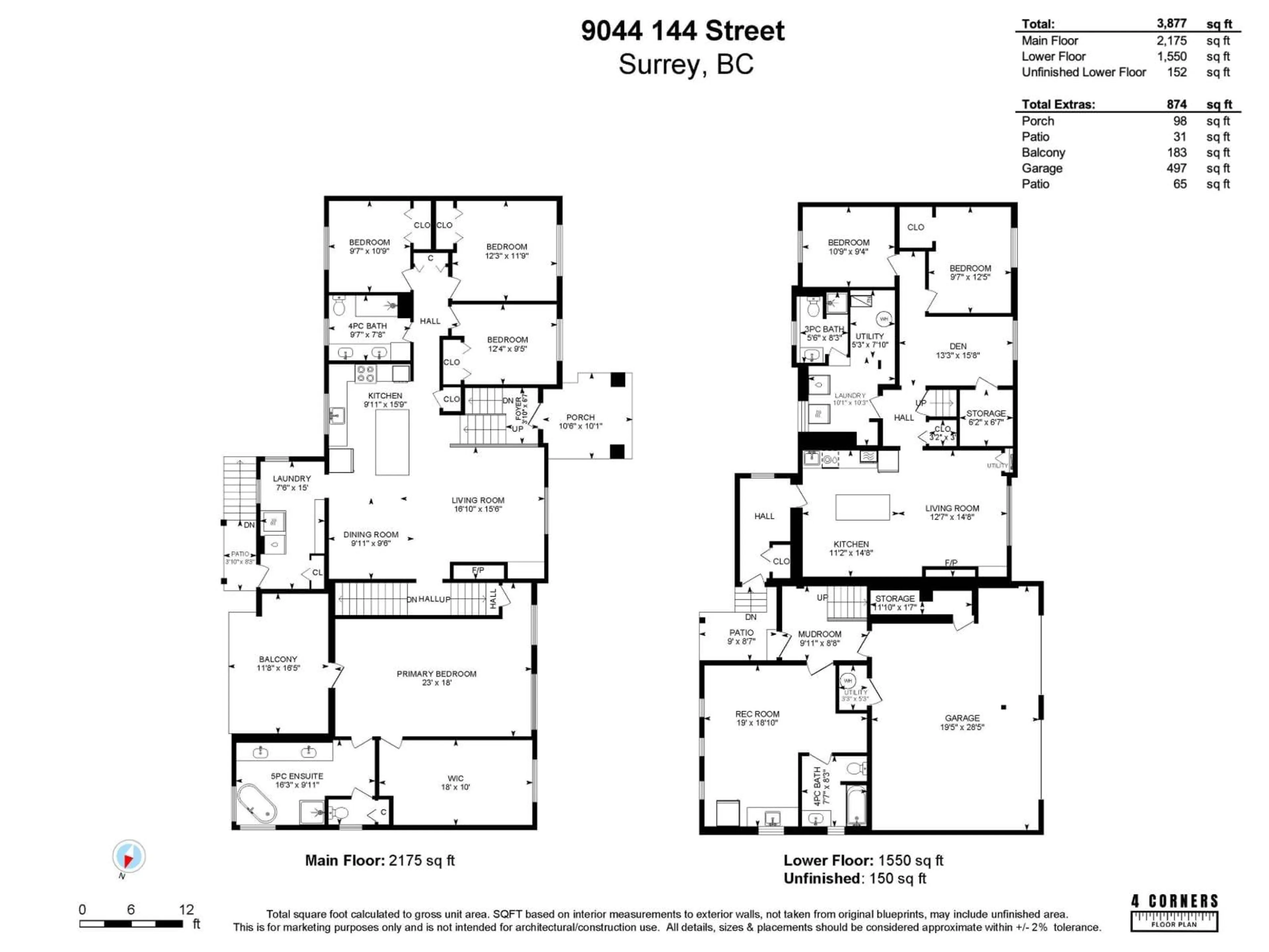 Floor plan for 9044 144 STREET, Surrey British Columbia V3V5Z8