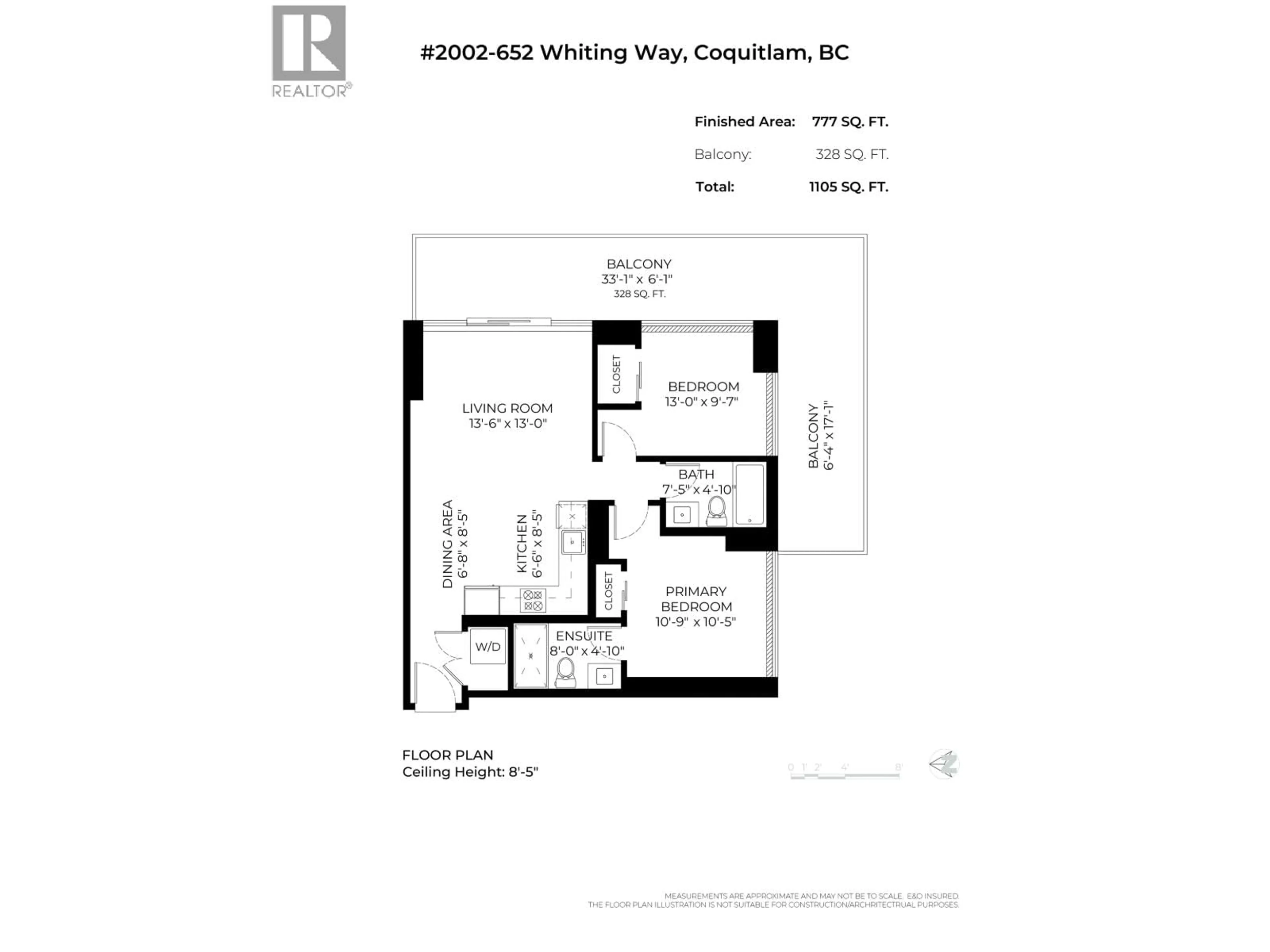 Floor plan for 2002 - 652 WHITING WAY, Coquitlam British Columbia V3J0K3