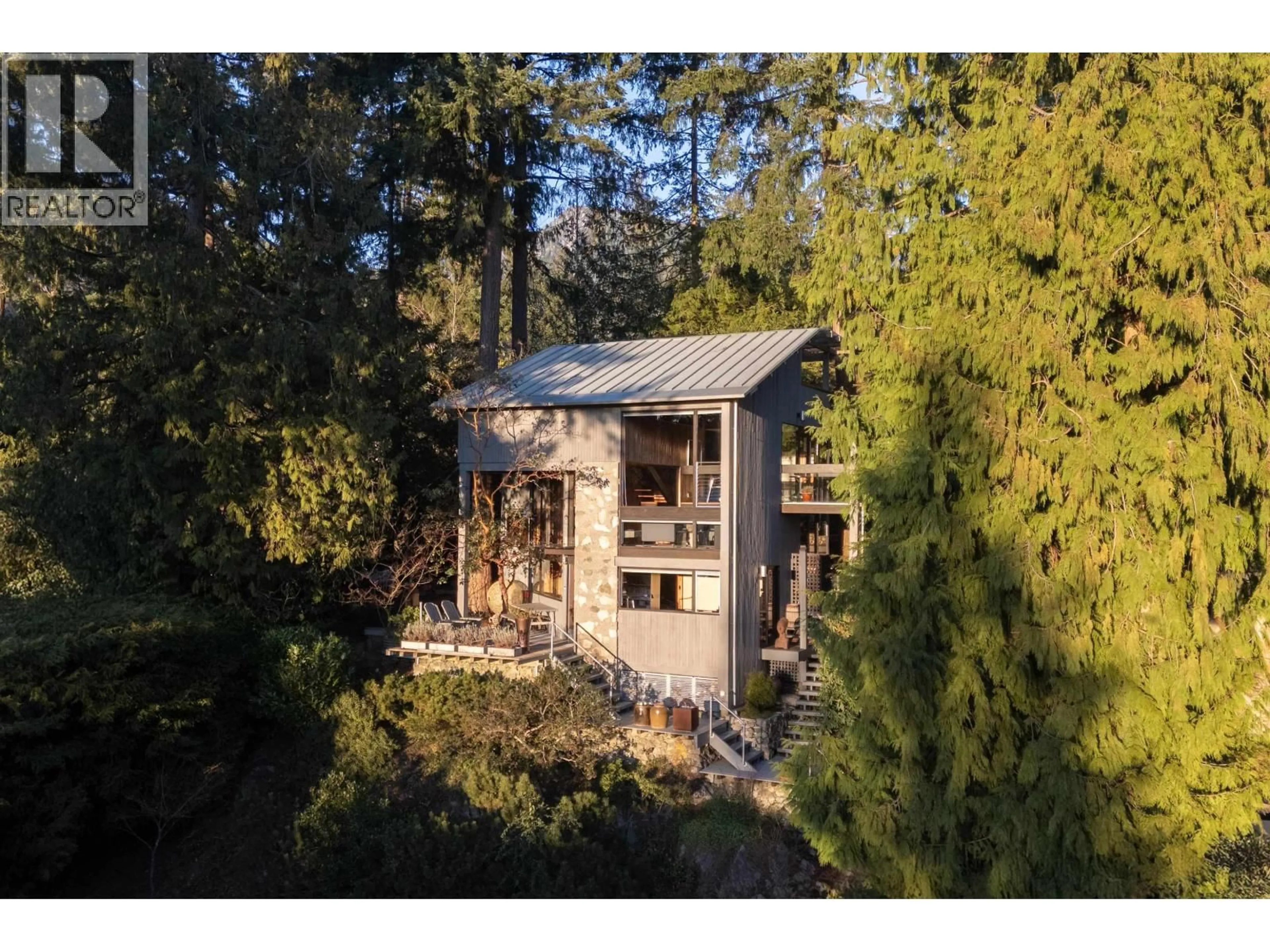 A pic from outside/outdoor area/front of a property/back of a property/a pic from drone, forest/trees view for 5757 TELEGRAPH TRAIL, West Vancouver British Columbia V7W1R5