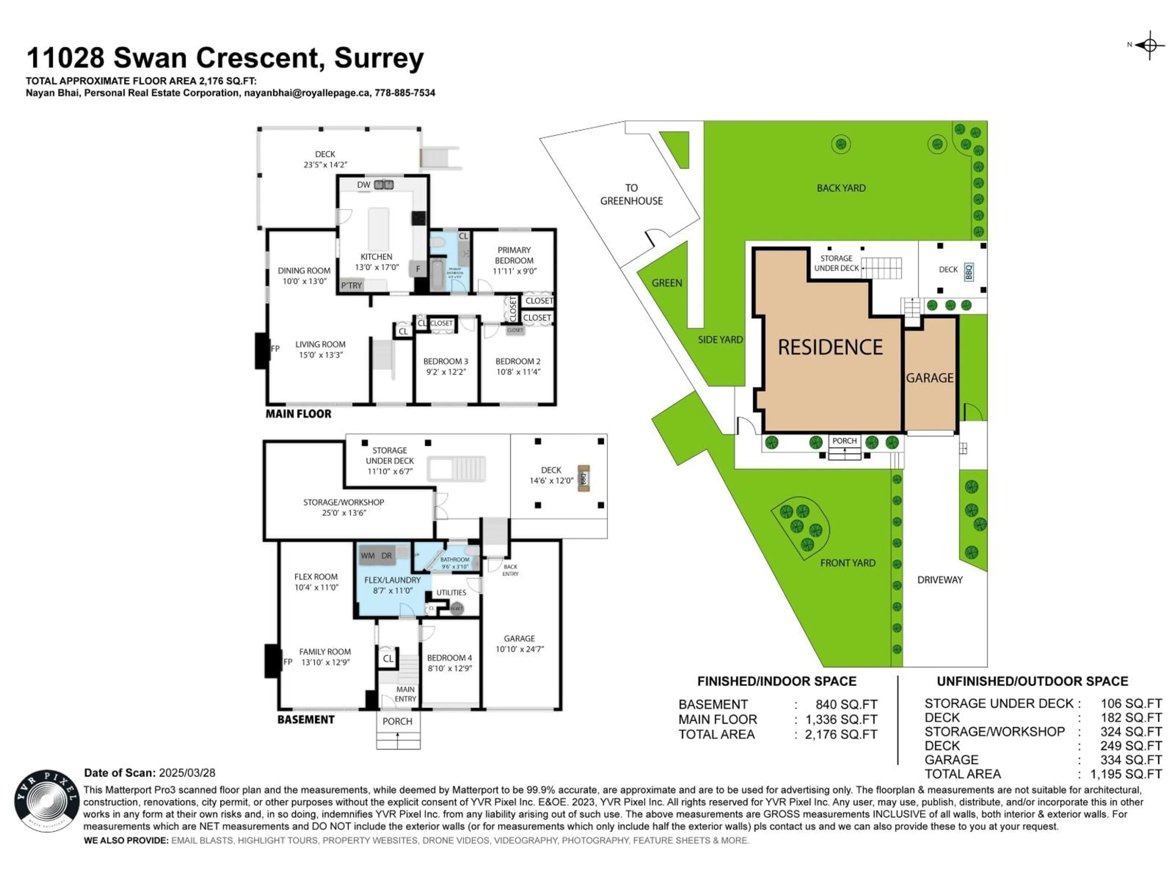 Floor plan for 11028 SWAN CRESCENT, Surrey British Columbia V3R5B6