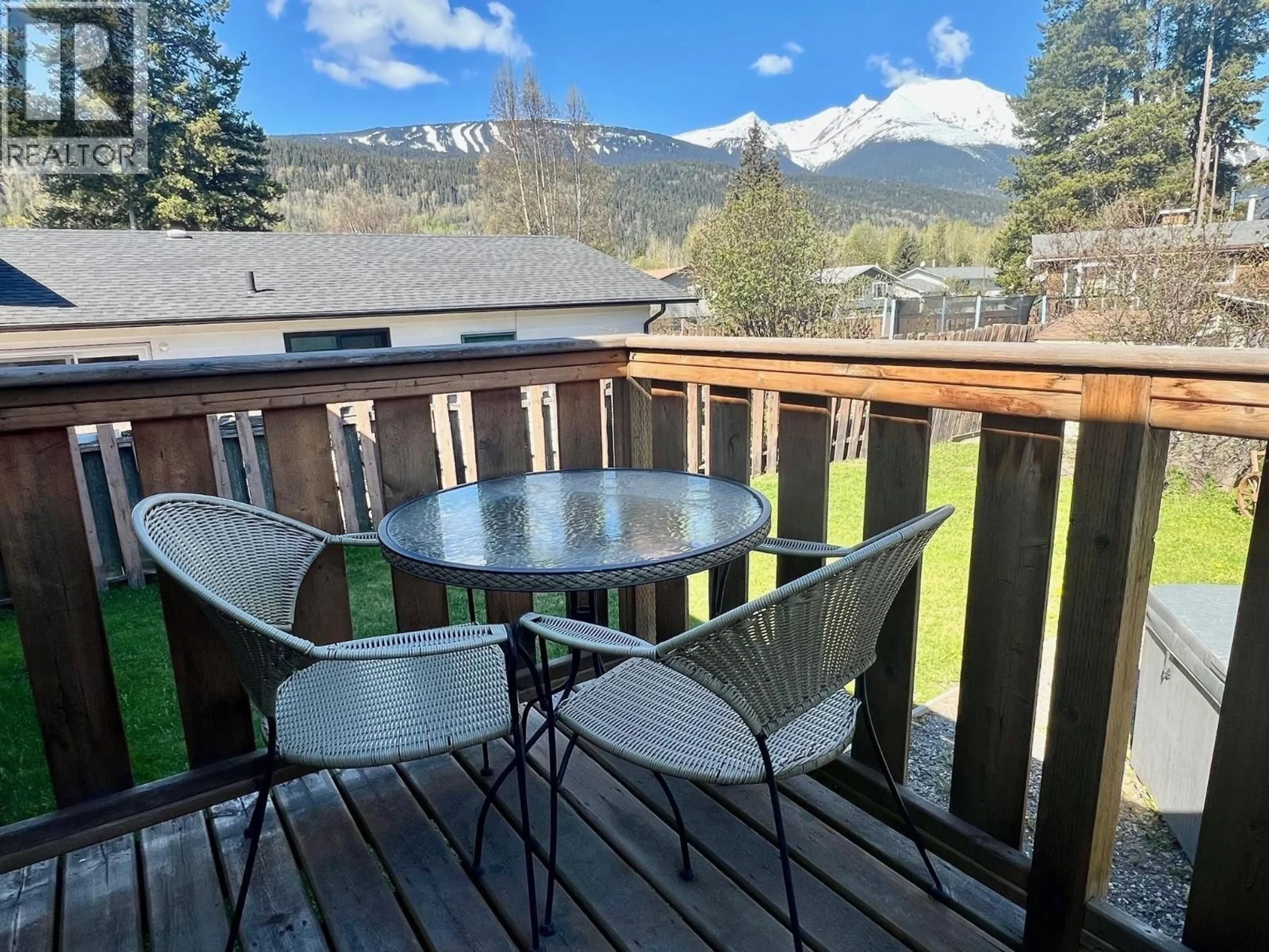 Patio, mountain view for 1079 TORONTO STREET, Smithers British Columbia V0J2N0