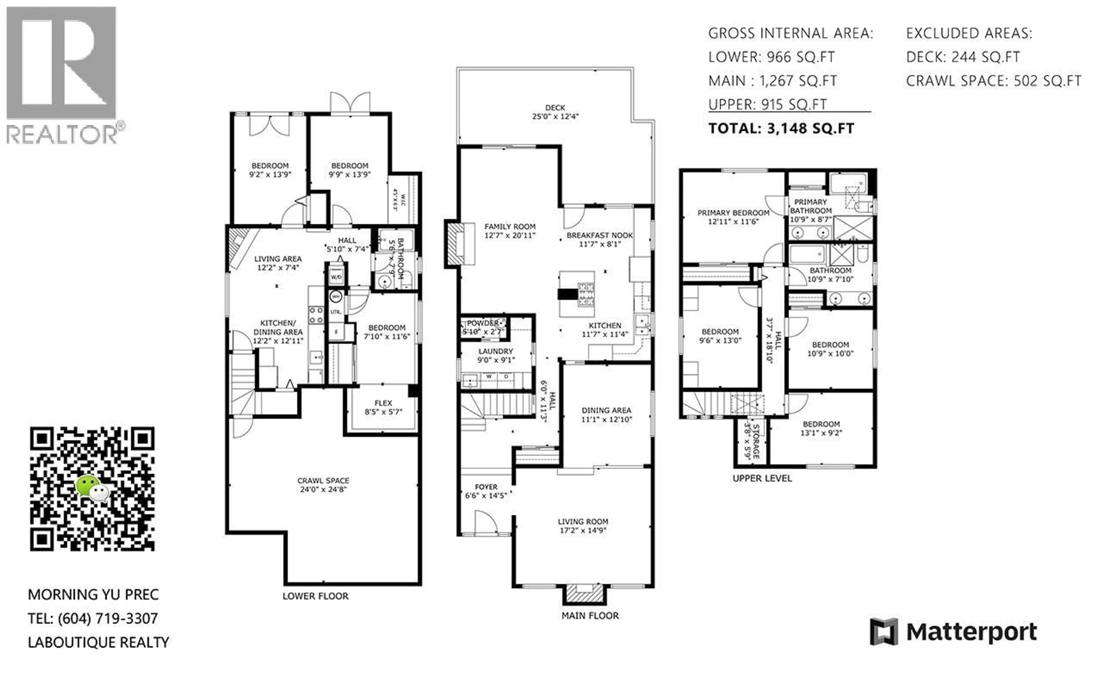 Floor plan for 3558 32ND AVENUE, Vancouver British Columbia V6S1Z2