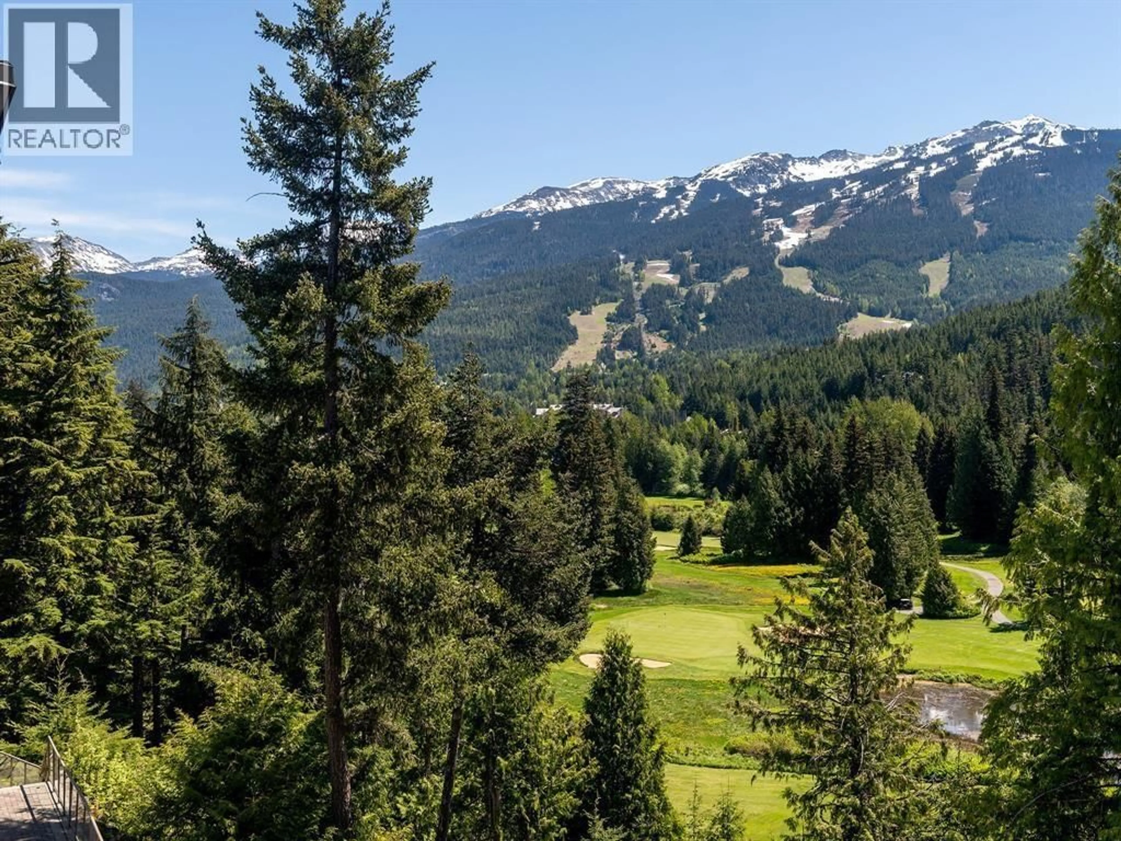 A pic from outside/outdoor area/front of a property/back of a property/a pic from drone, mountain view for 325 - 3309 PTARMIGAN PLACE, Whistler British Columbia V8E0V6