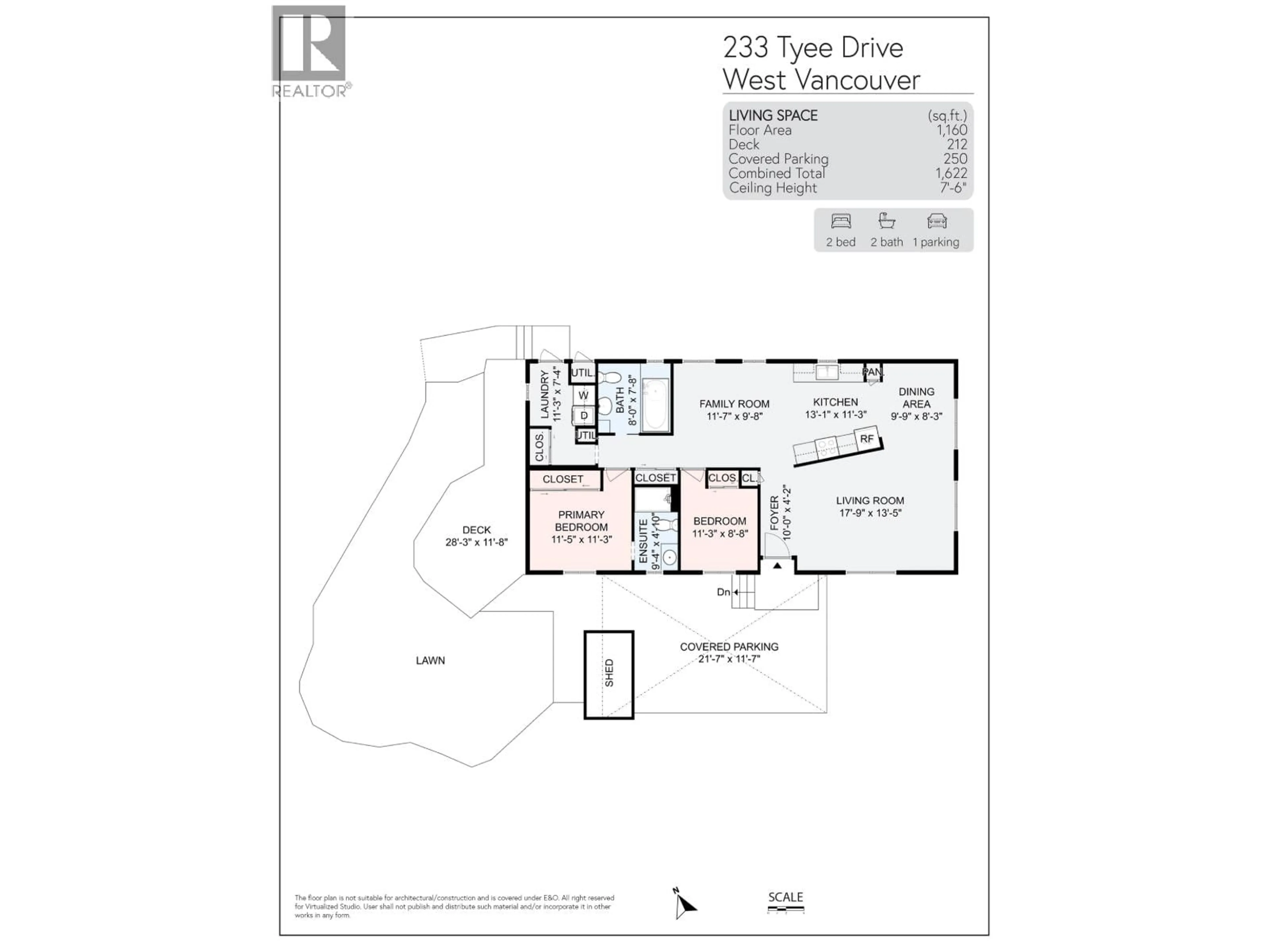 Floor plan for 233 TYEE DRIVE, West Vancouver British Columbia V7P1C7