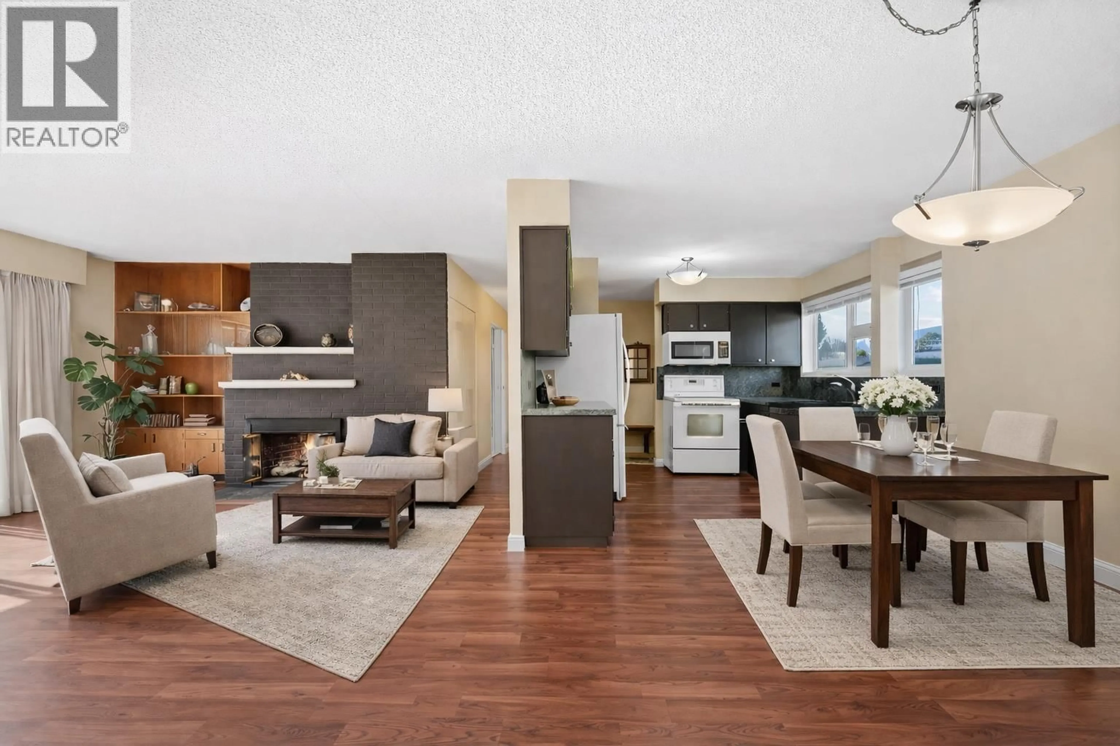 Open concept kitchen, wood/laminate floor for 1257 MCBRIDE STREET, North Vancouver British Columbia V7P1G2