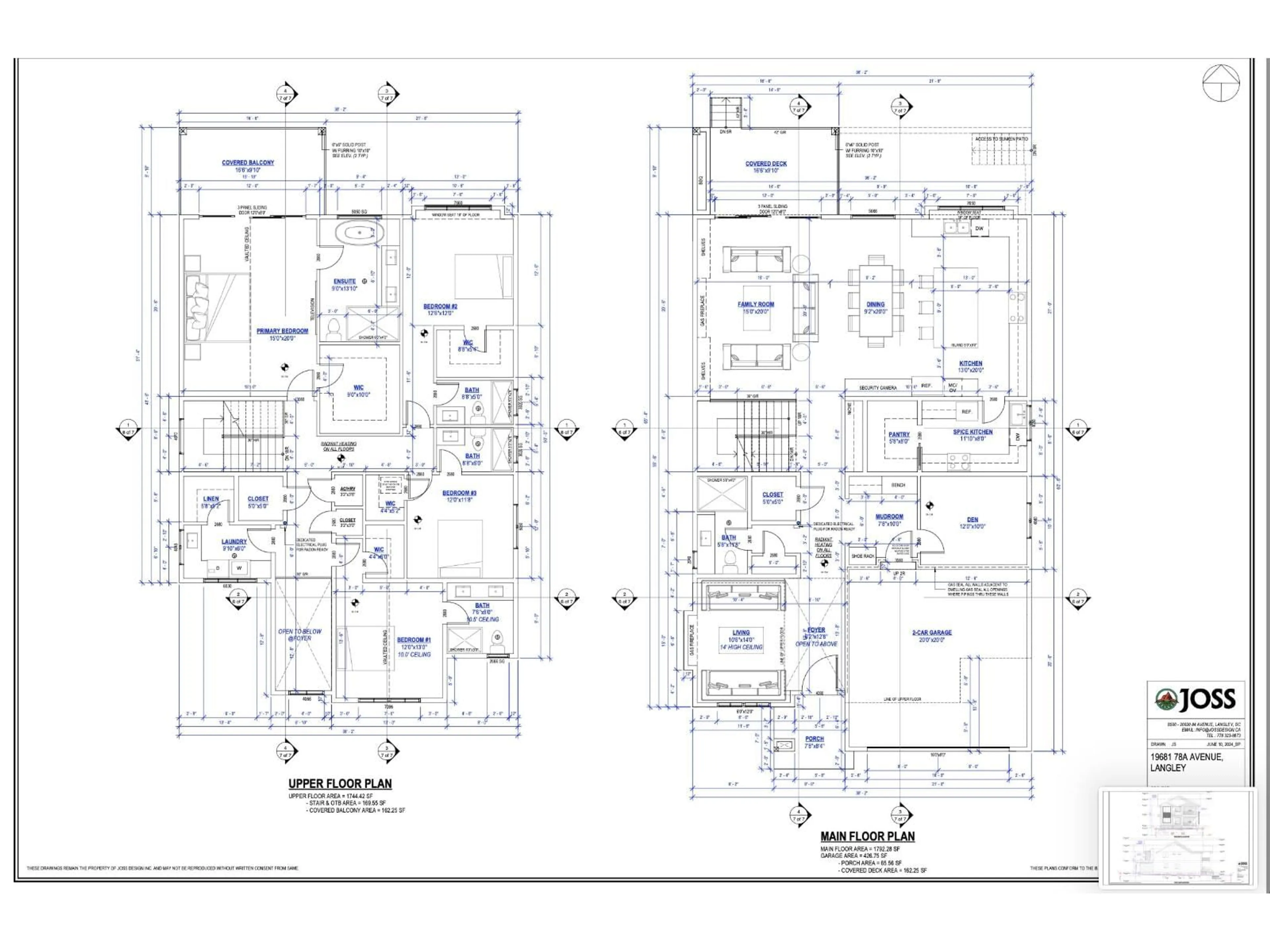 Floor plan for 19681 78A AVENUE, Langley British Columbia V2Y4L8