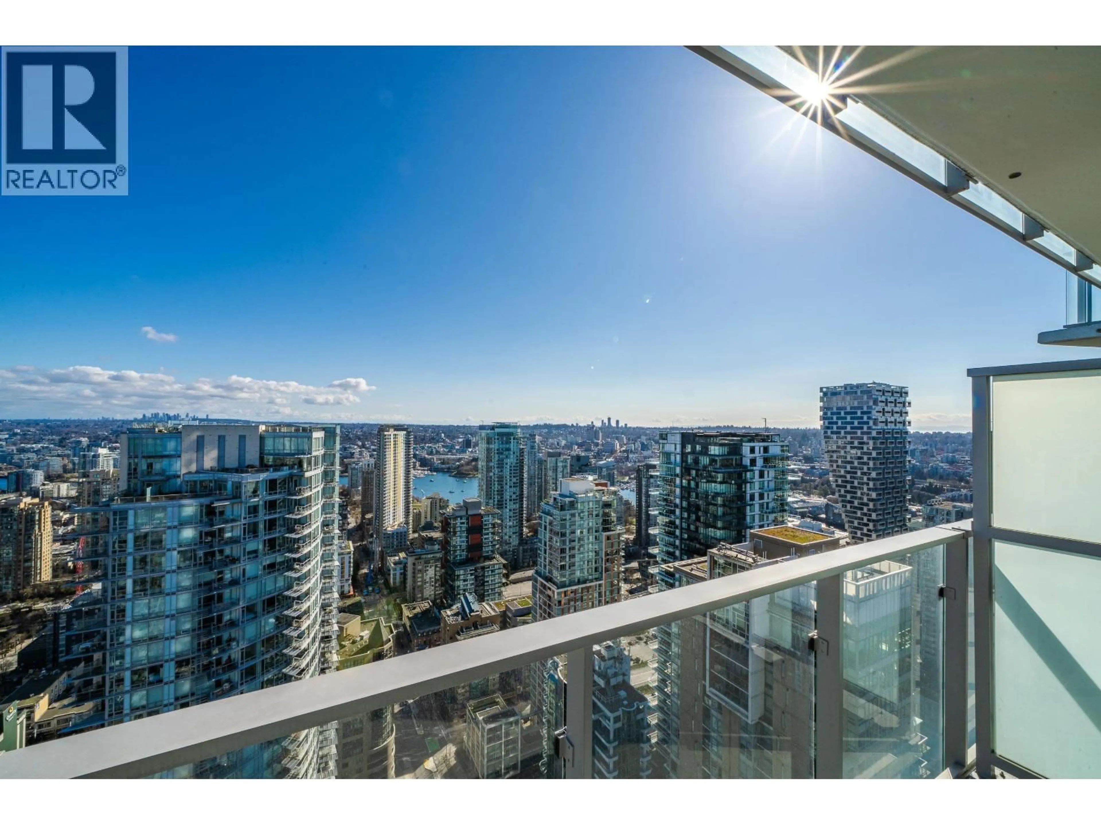 Balcony in the apartment, city buildings view from balcony for 4306 - 1289 HORNBY STREET, Vancouver British Columbia V6Z0G7