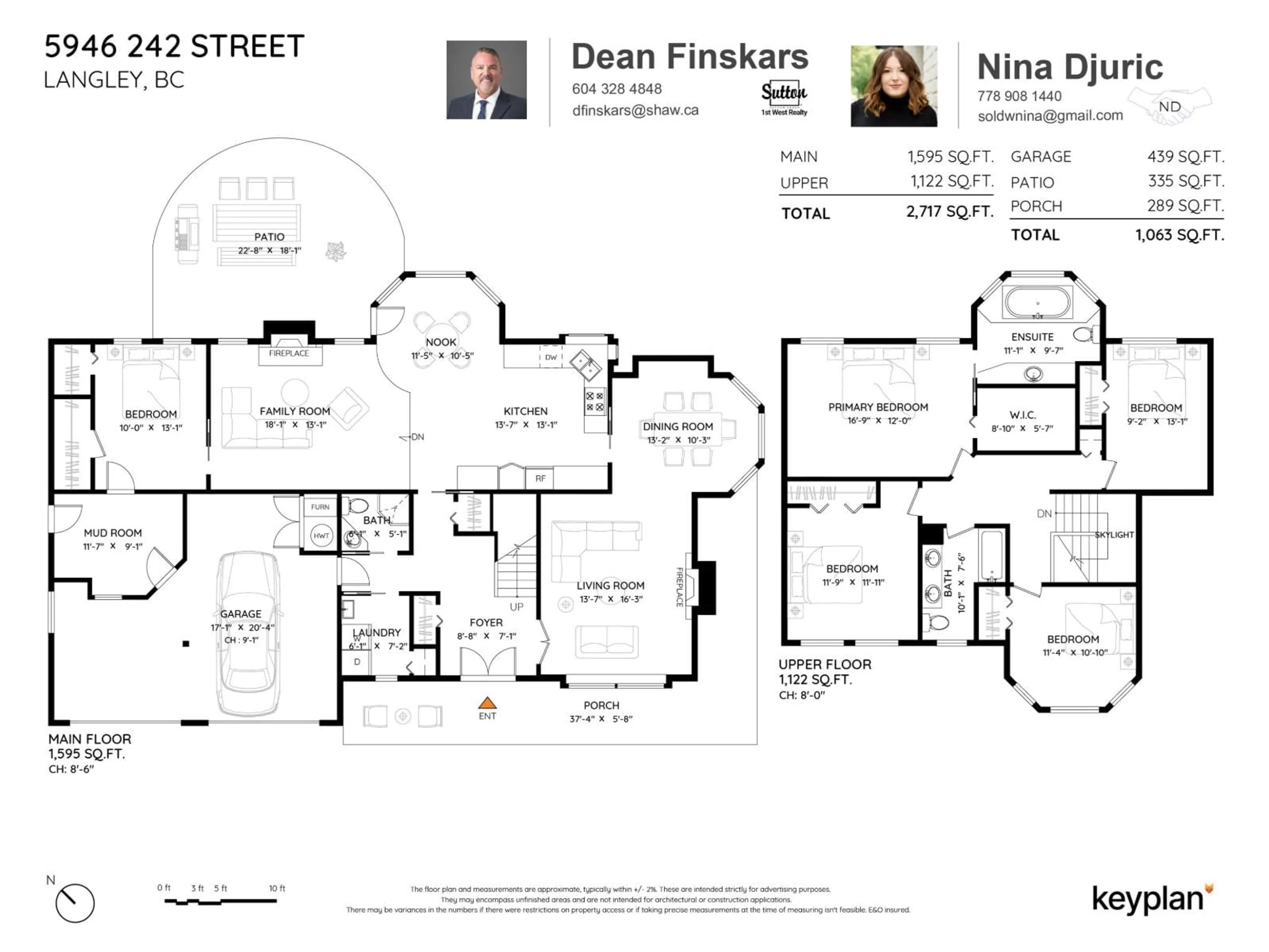 Floor plan for 5946 242 STREET, Langley British Columbia V2Z1J8