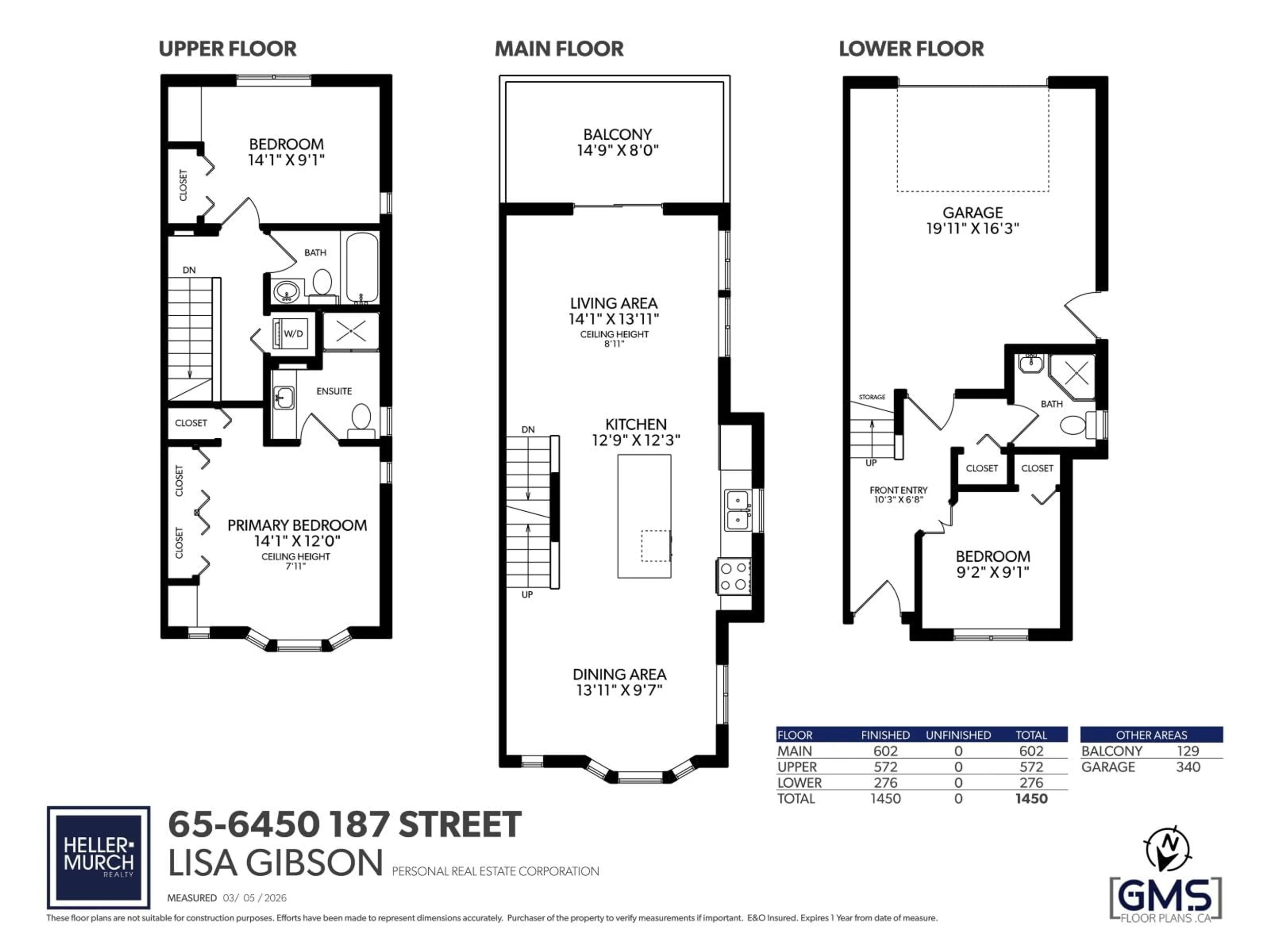 Floor plan for 65 - 6450 187 STREET, Surrey British Columbia V3S2X4