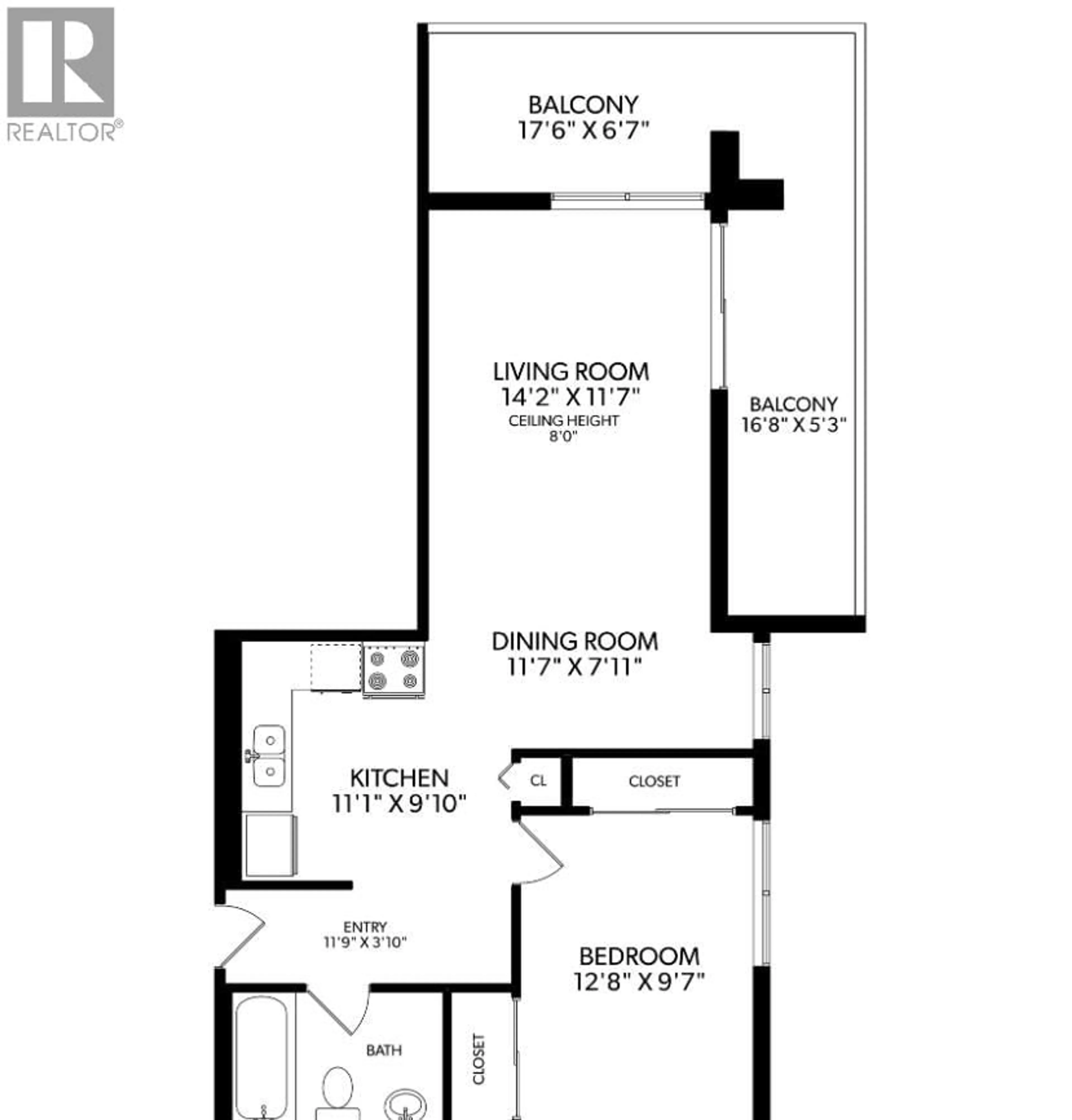 Floor plan for 503 - 3755 BARTLETT COURT, Burnaby British Columbia V3J7G7