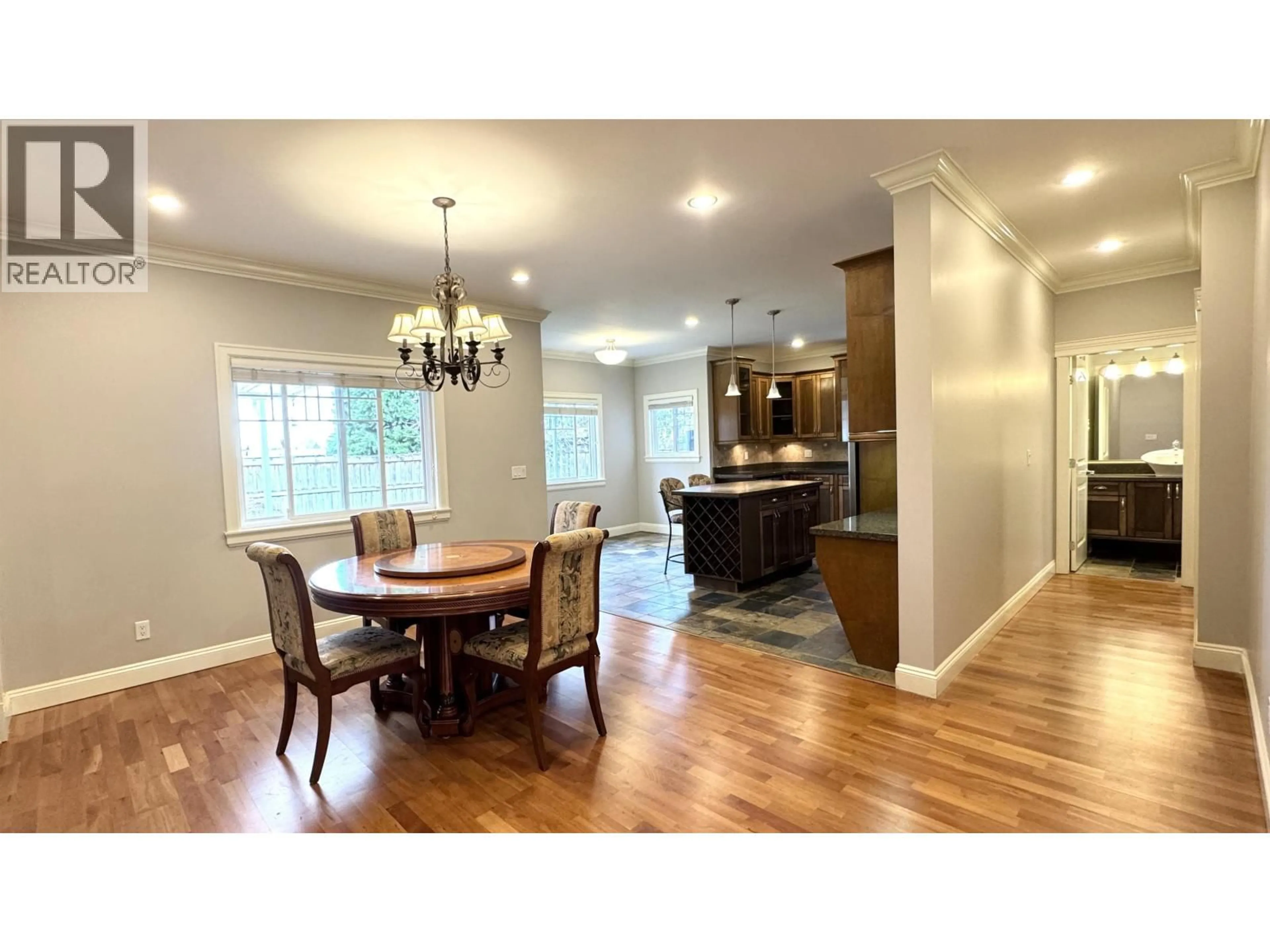 Dining room, wood/laminate floor for 5323 SPETIFORE CRESCENT, Delta British Columbia V4M4H7