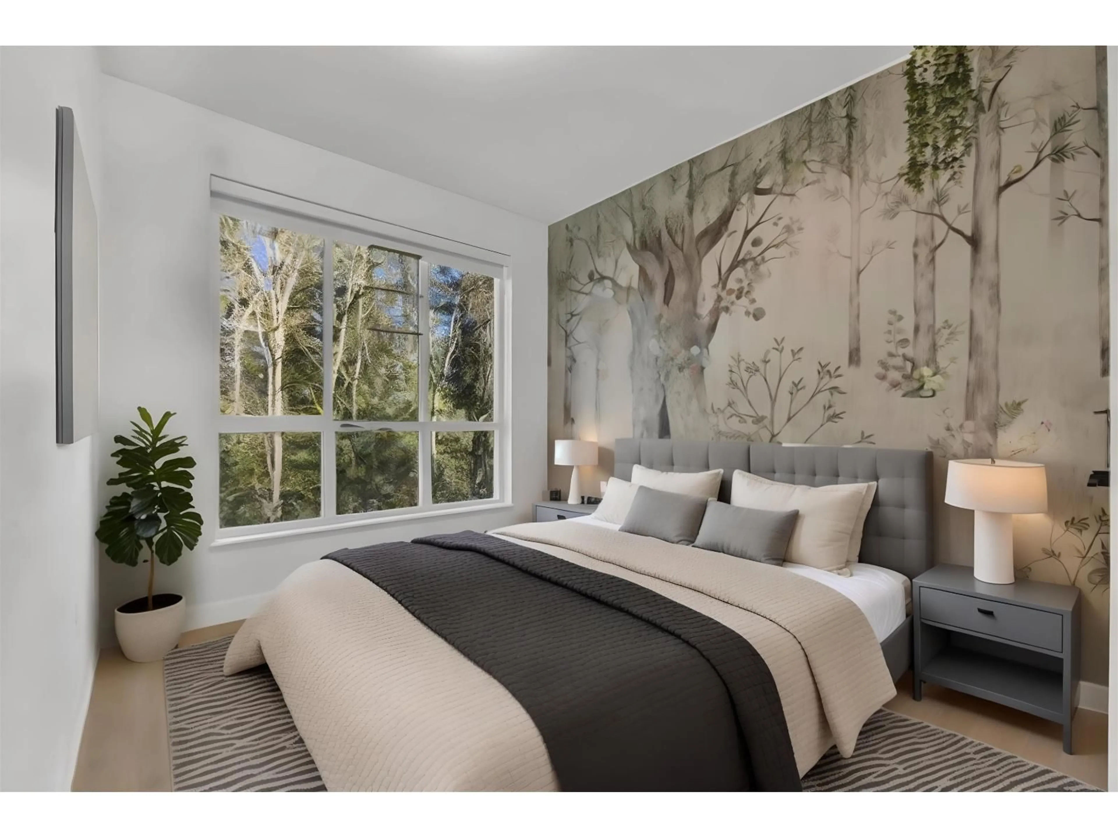 Bedroom with bed, unknown for 102 - 3480 146A STREET, Surrey British Columbia V4P0H6