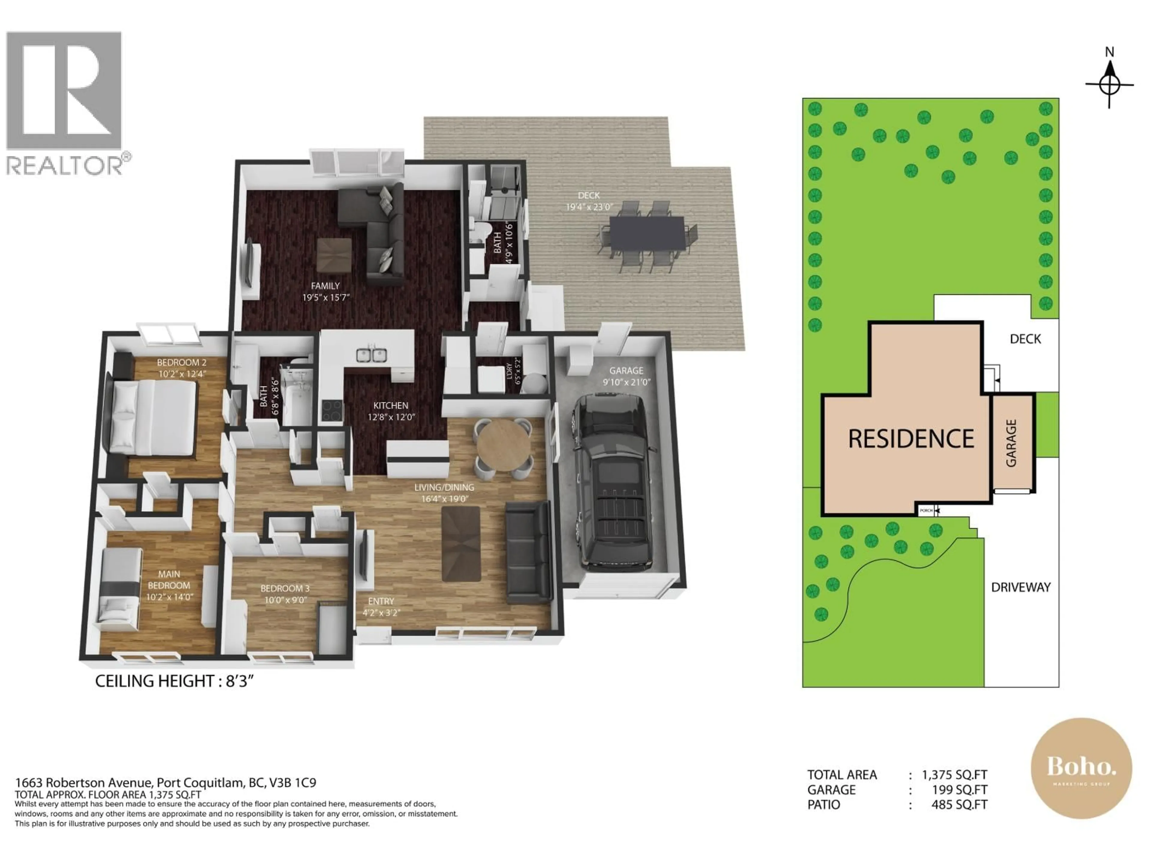 Floor plan for 1663 ROBERTSON AVENUE, Port Coquitlam British Columbia V3B1C9