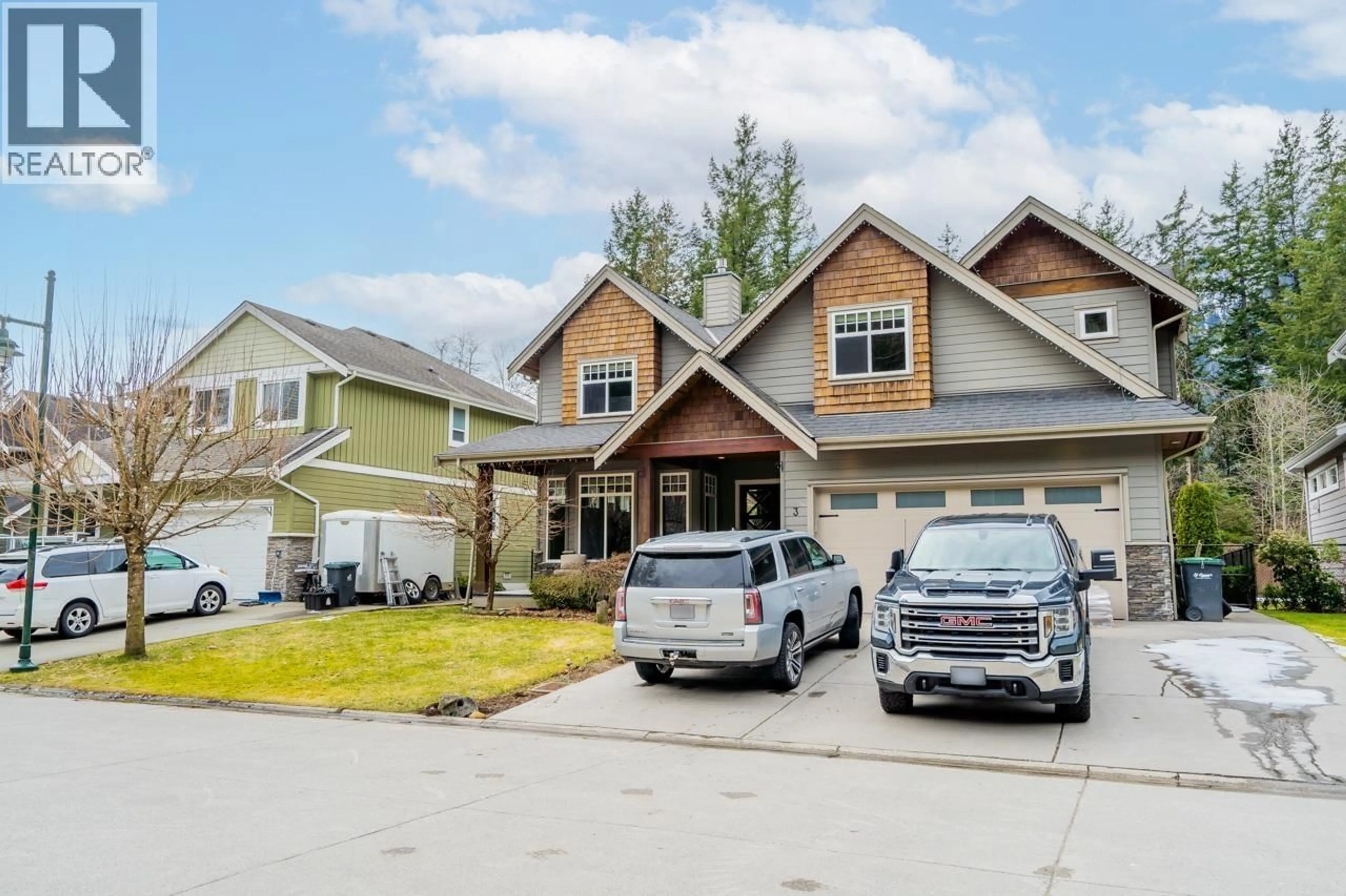 Home with vinyl exterior material, street for 3 - 1355 DEPOT ROAD, Squamish British Columbia V0N1H0