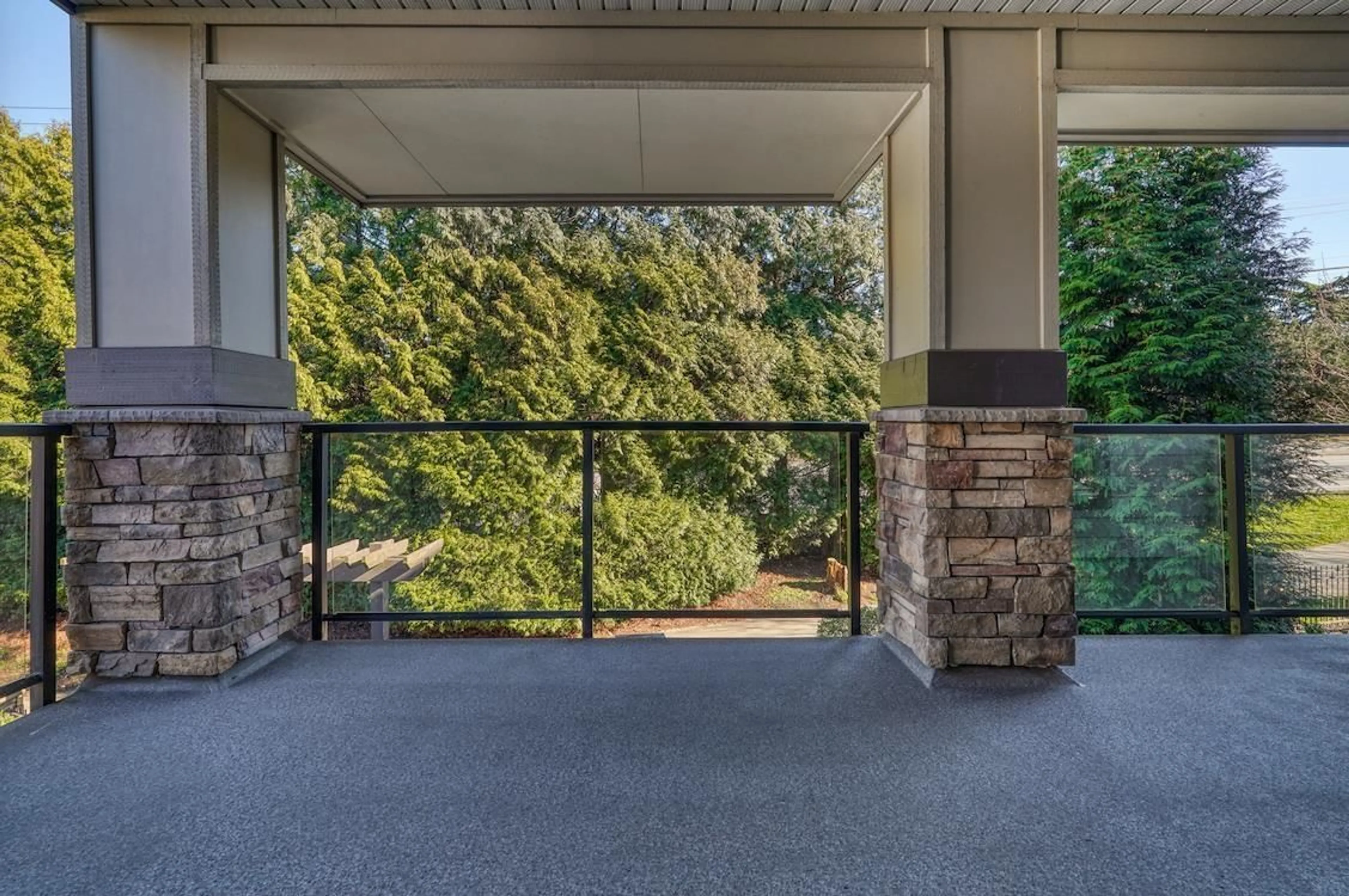 Patio, forest/trees view for 214 - 15195 36 AVENUE, Surrey British Columbia V3Z4R3