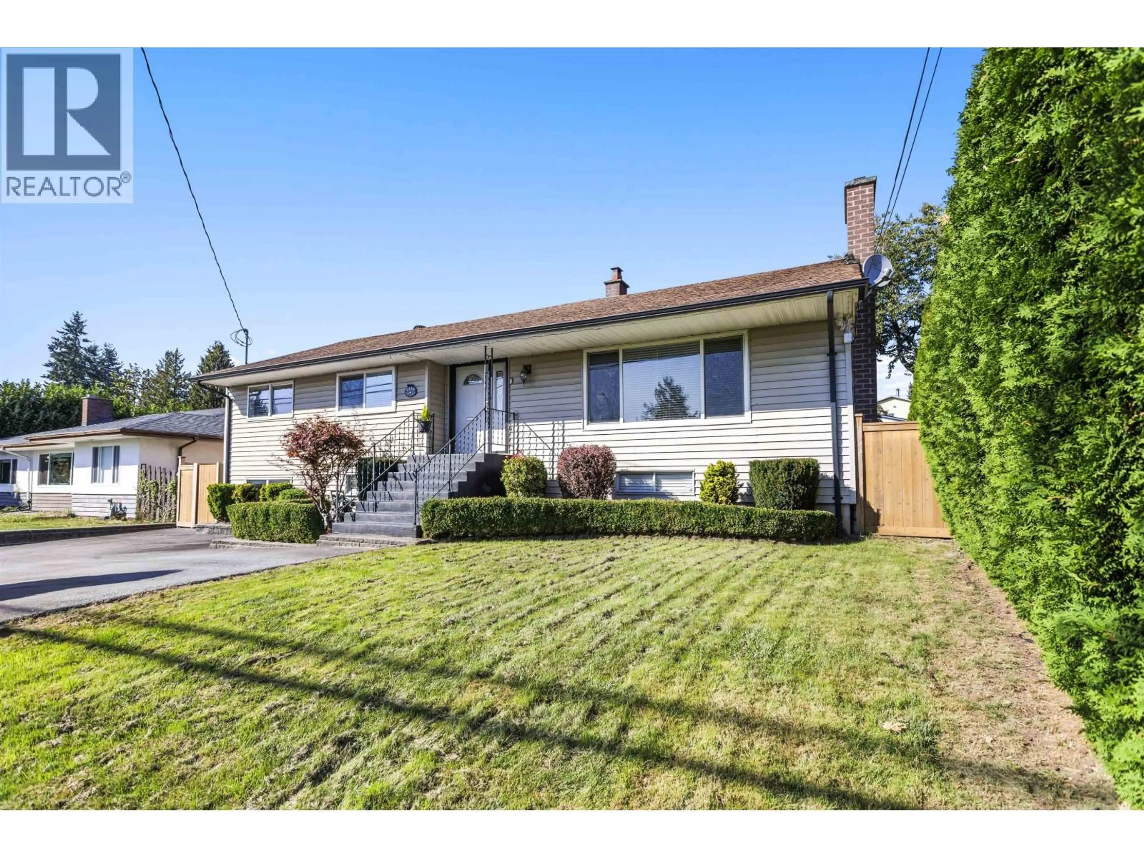 Home with vinyl exterior material, street for 1419 AUSTIN AVENUE, Coquitlam British Columbia V3K3P6