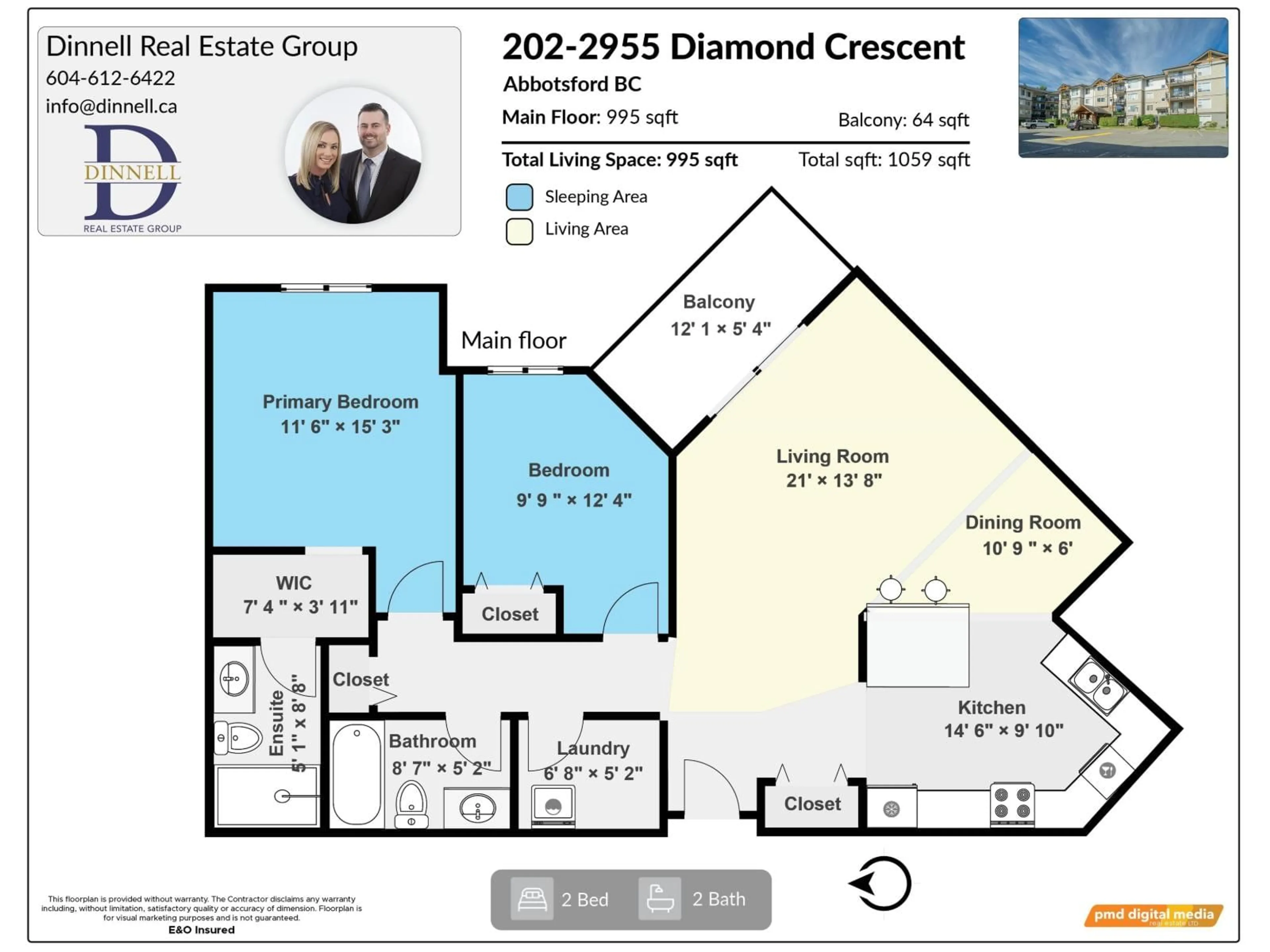 Floor plan for 202 - 2955 DIAMOND CRESCENT, Abbotsford British Columbia V2T2L5