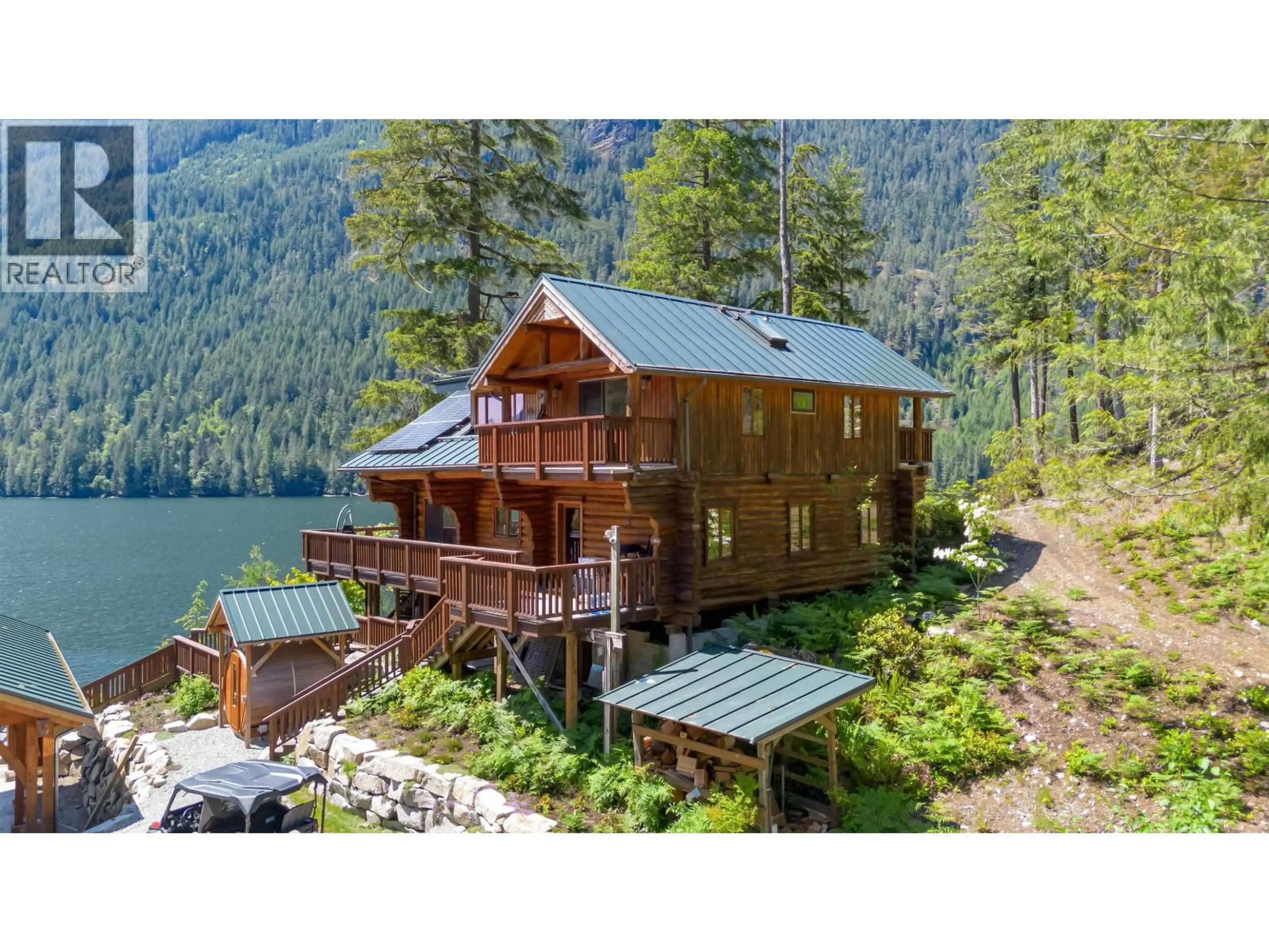 A pic from outside/outdoor area/front of a property/back of a property/a pic from drone, water/lake/river/ocean view for BLK 9 NARROWS INLET NORTH SHORELINE, Sechelt British Columbia V0N3A0