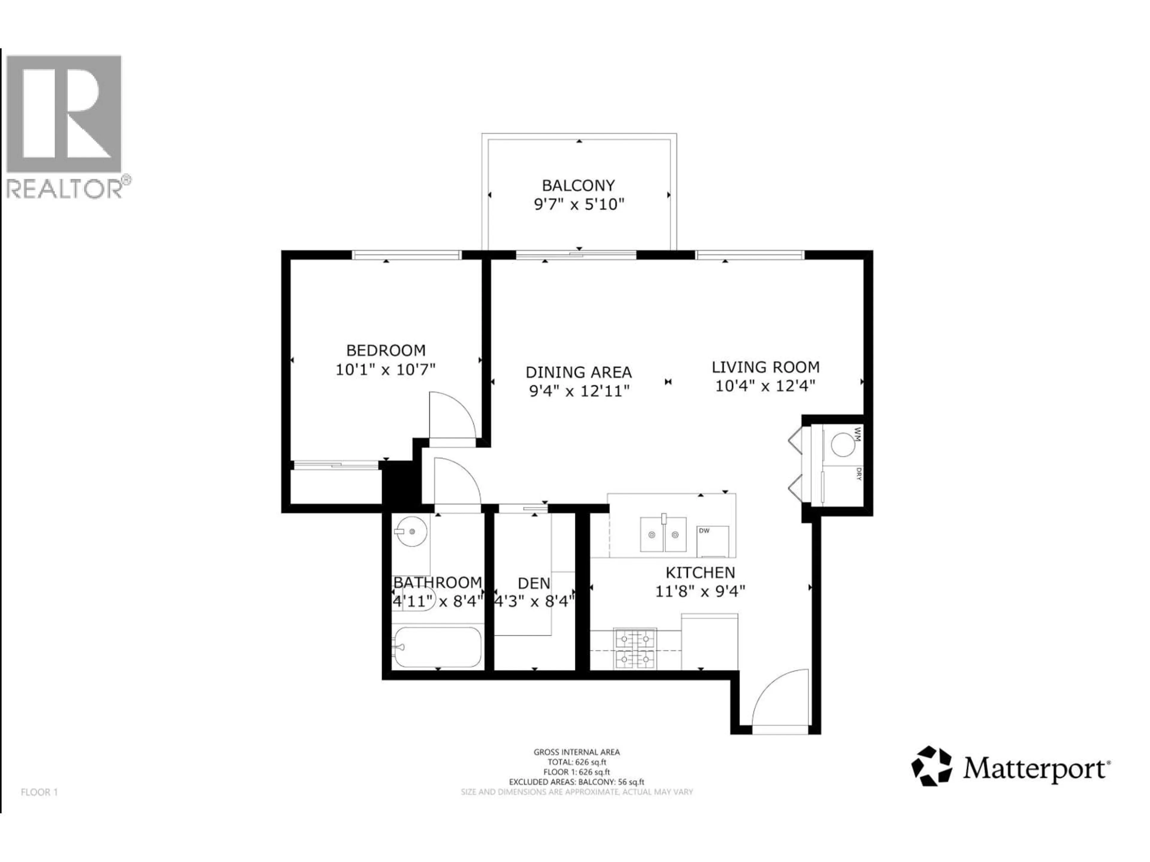 Floor plan for 404 - 1650 7TH AVENUE, Vancouver British Columbia V6J5N1