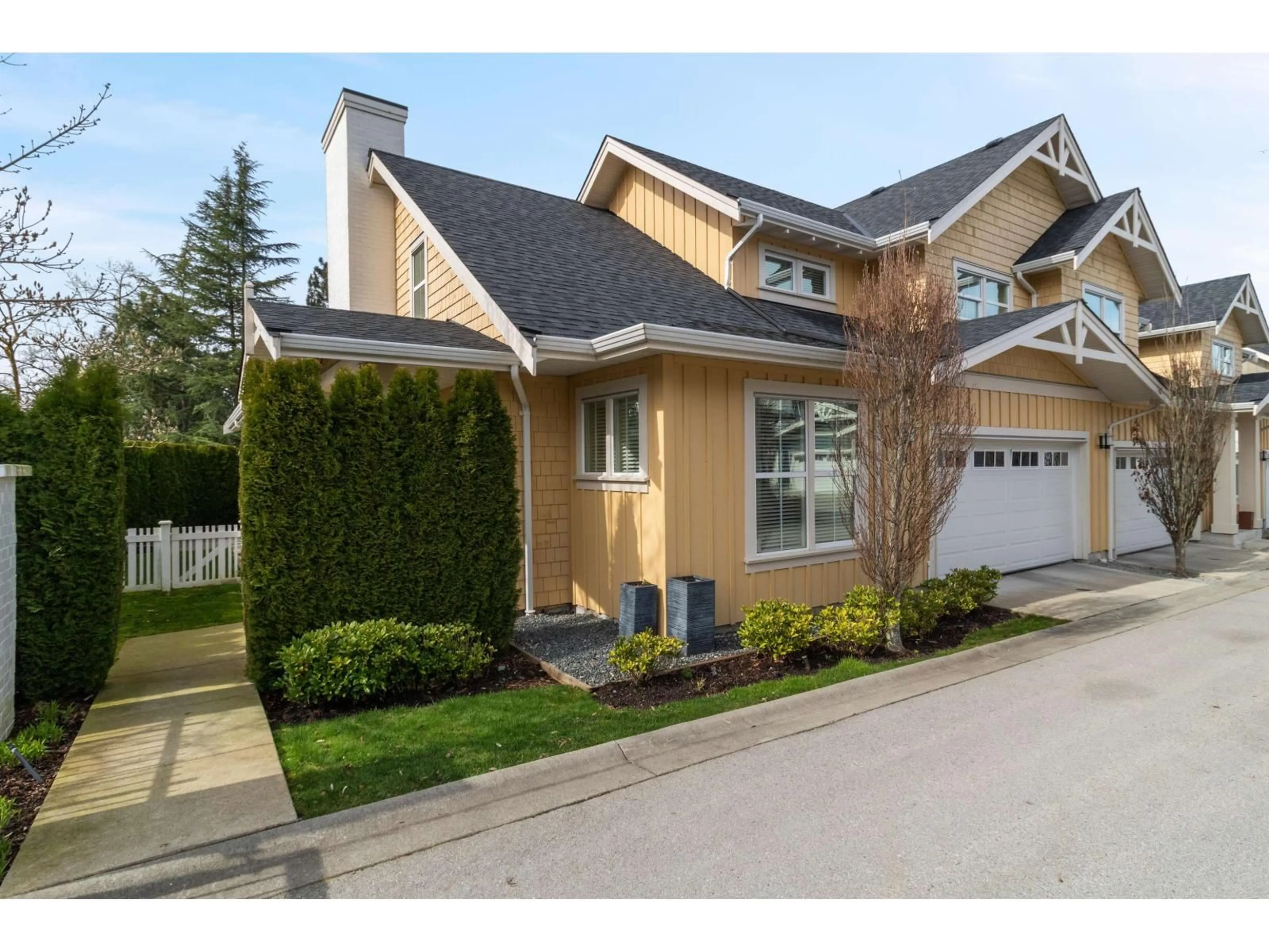 Home with vinyl exterior material, street for 48 - 22057 49 AVENUE, Langley British Columbia V3A0J4
