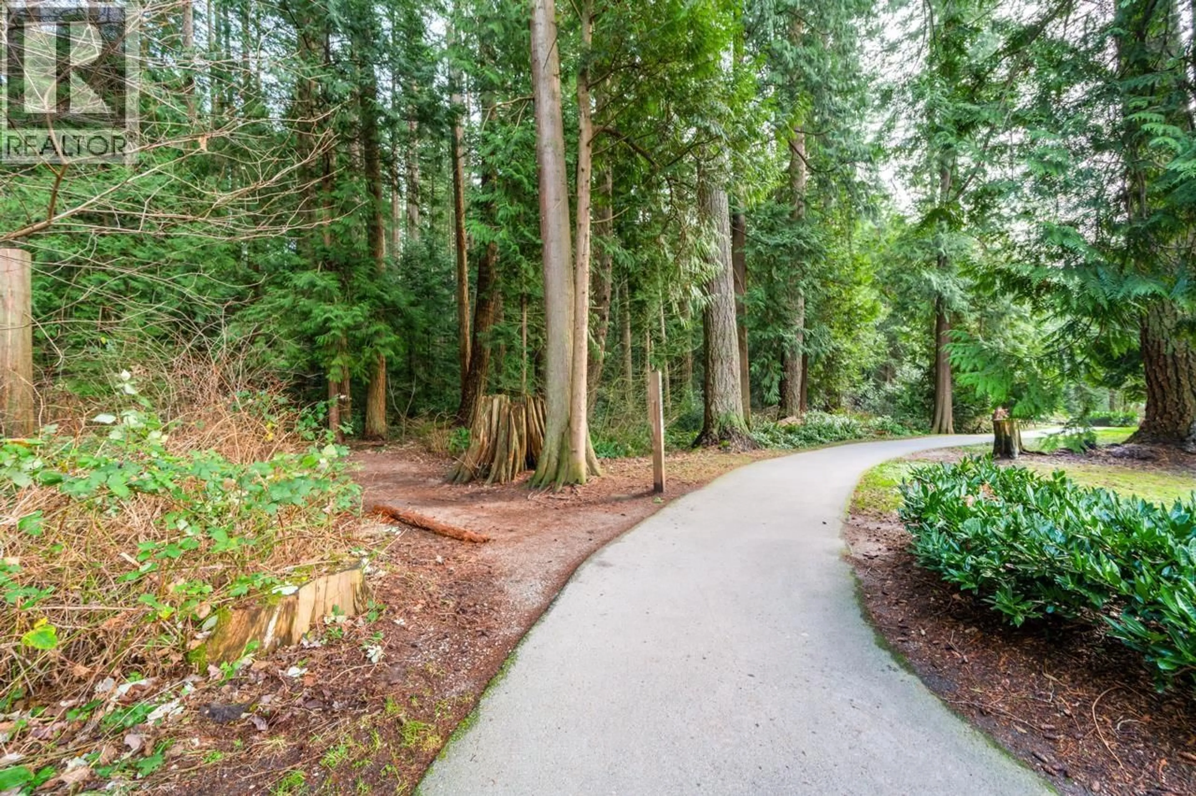 Patio, forest/trees view for 308 - 5628 BIRNEY AVENUE, Vancouver British Columbia V6S0H8