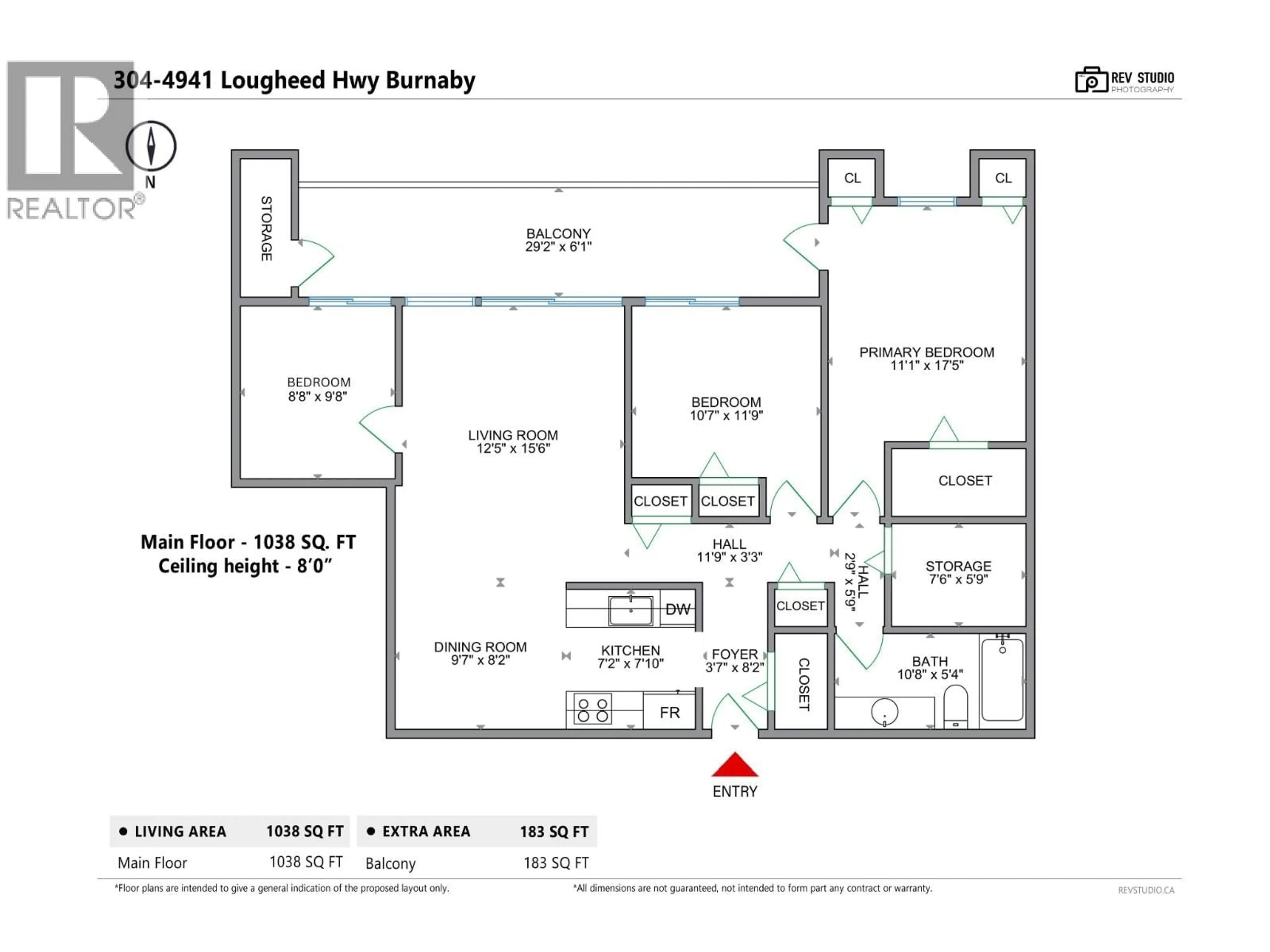 Floor plan for 304 - 4941 LOUGHEED HIGHWAY, Burnaby British Columbia V5B4S6