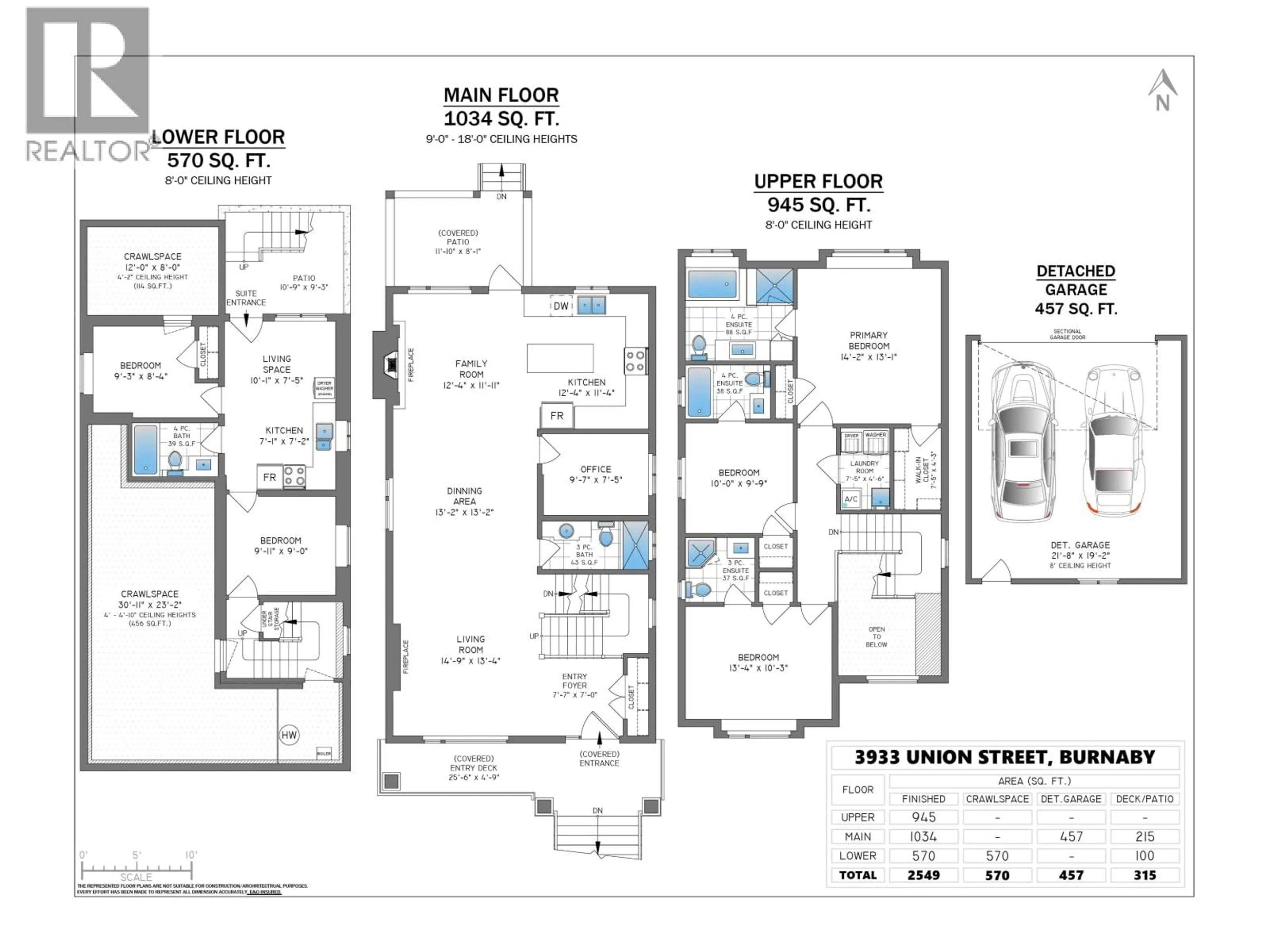 Floor plan for 3933 UNION STREET, Burnaby British Columbia V5C2W6