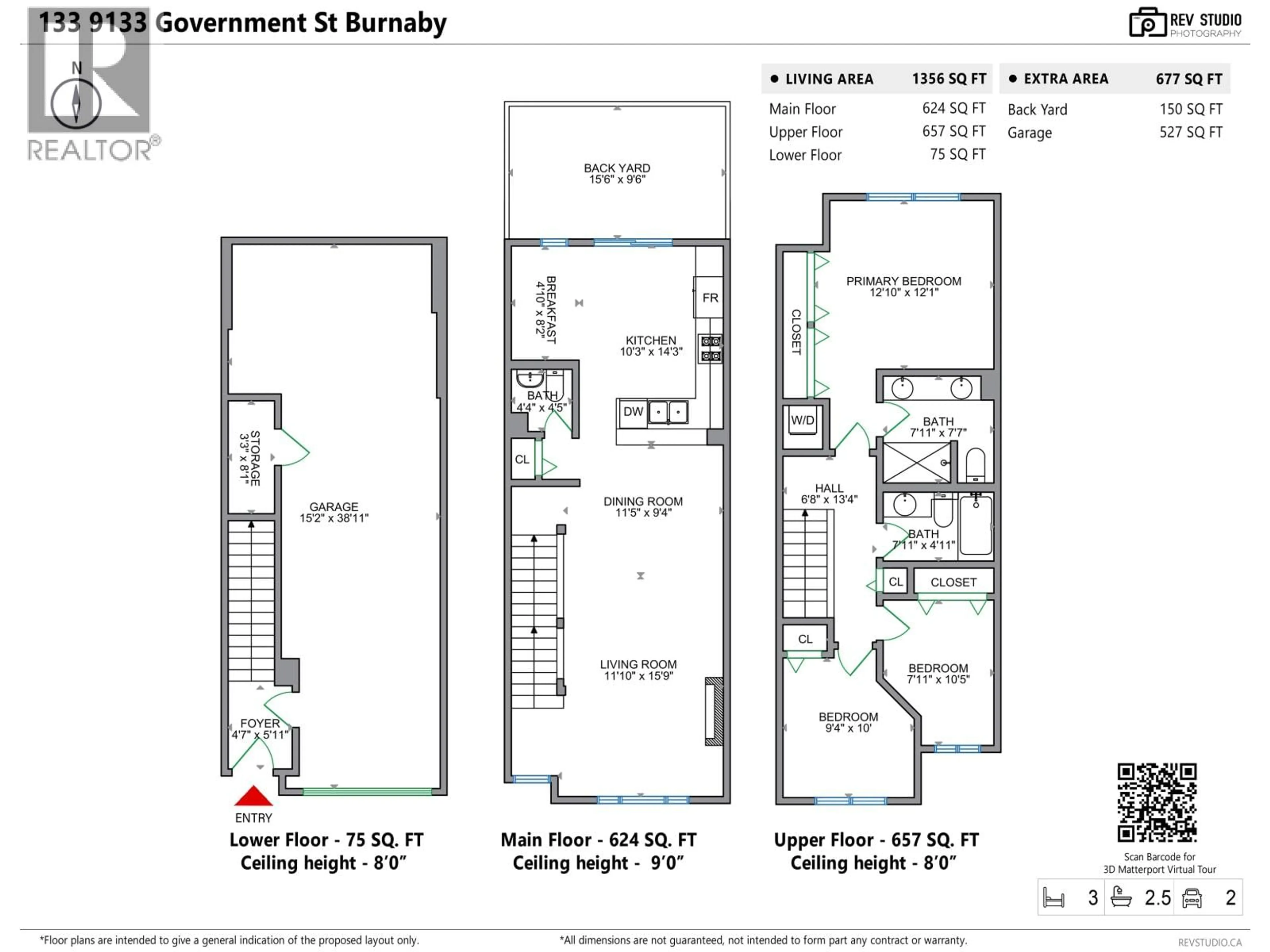 Floor plan for 133 - 9133 GOVERNMENT STREET, Burnaby British Columbia V3N0B1