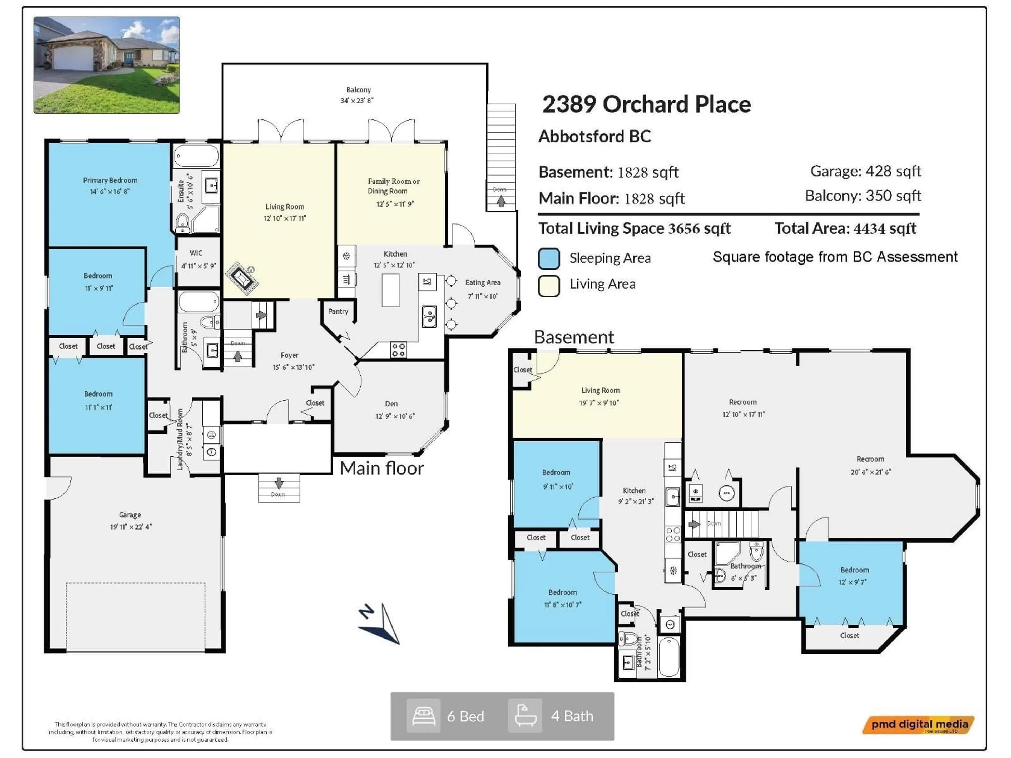 Floor plan for 2389 ORCHARD PLACE, Abbotsford British Columbia V3G2B4