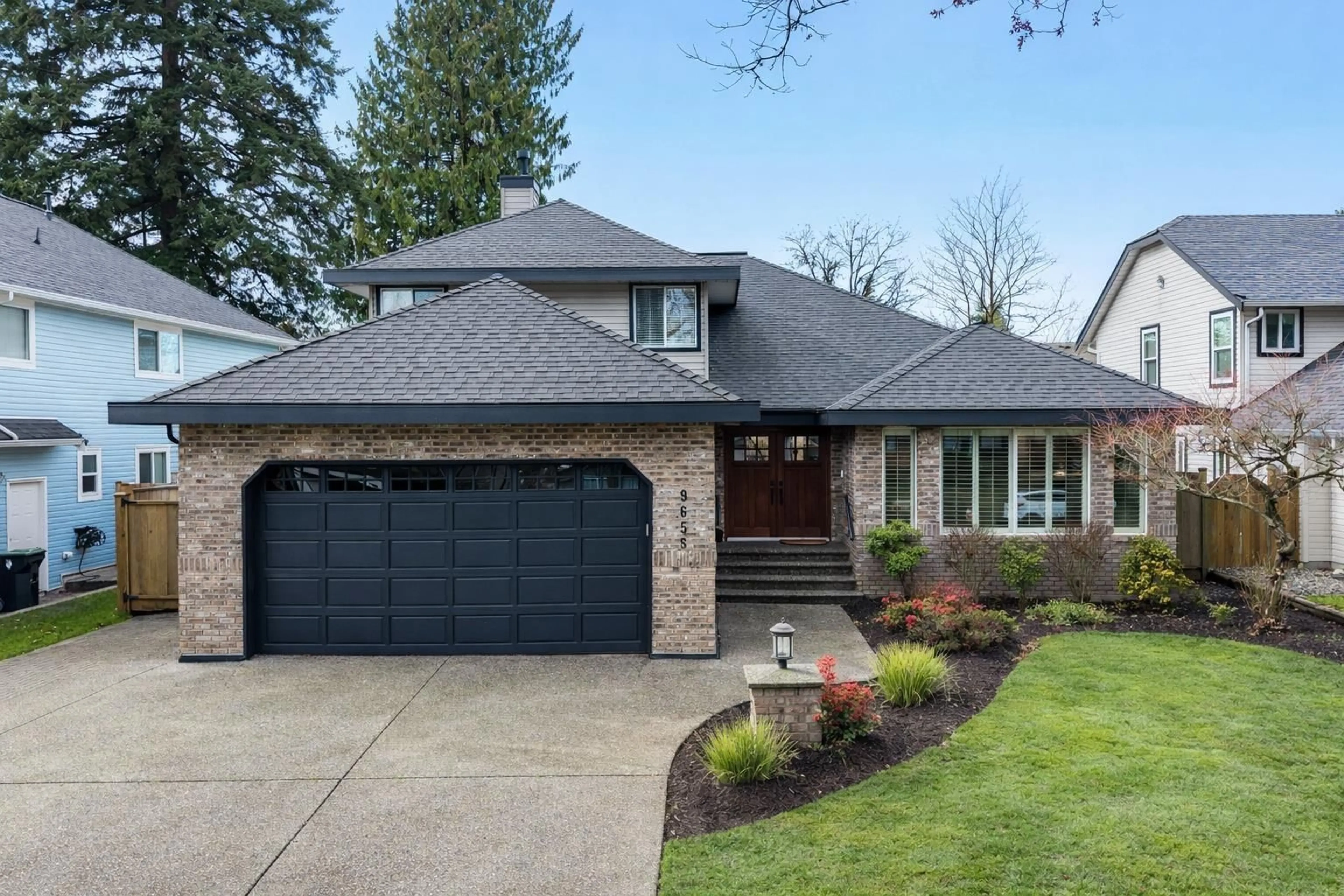 Home with brick exterior material, street for 9655 206A STREET, Langley British Columbia V1M2H2