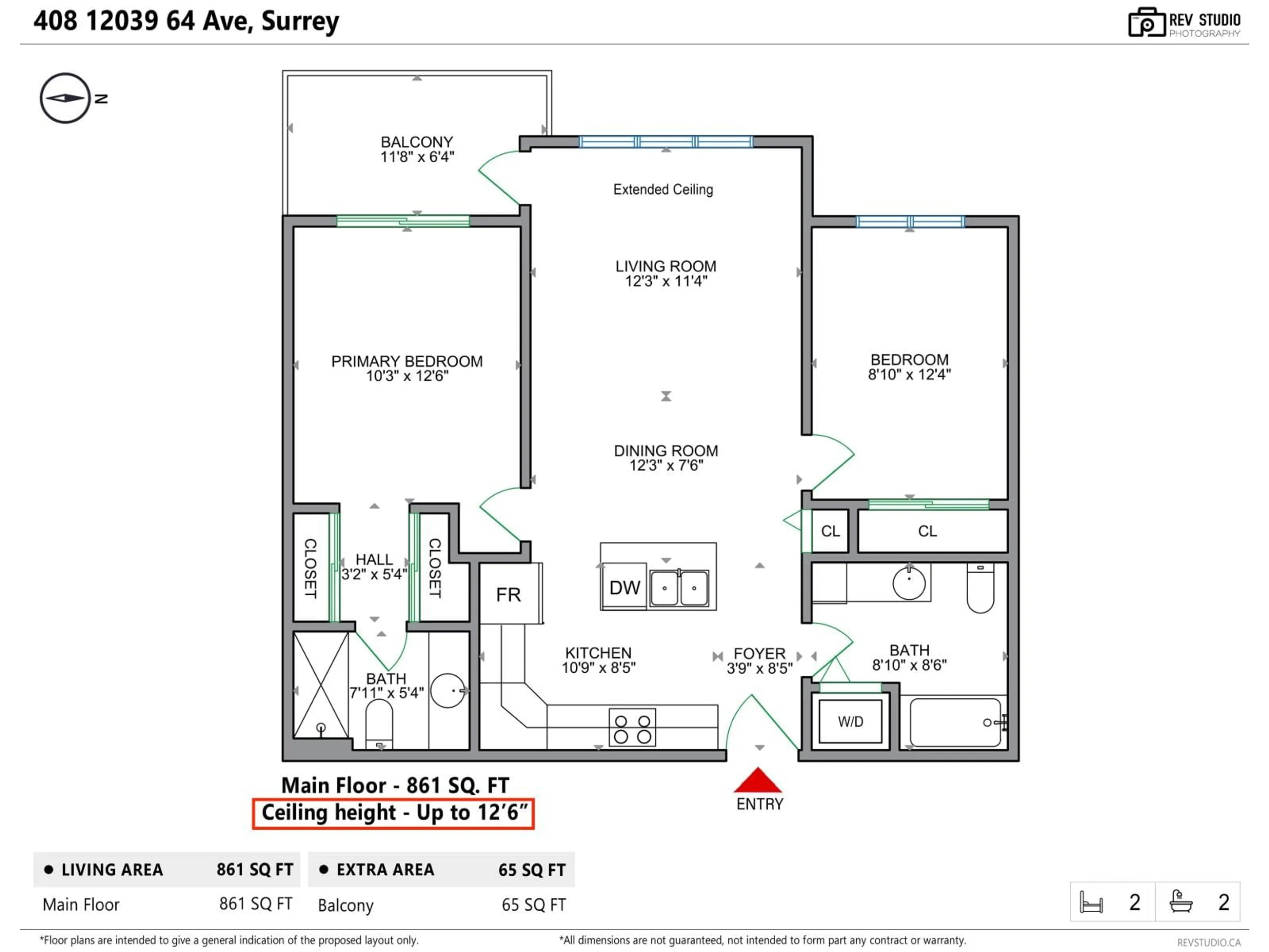 Floor plan for 408 - 12039 64 AVENUE, Surrey British Columbia V3W0R7