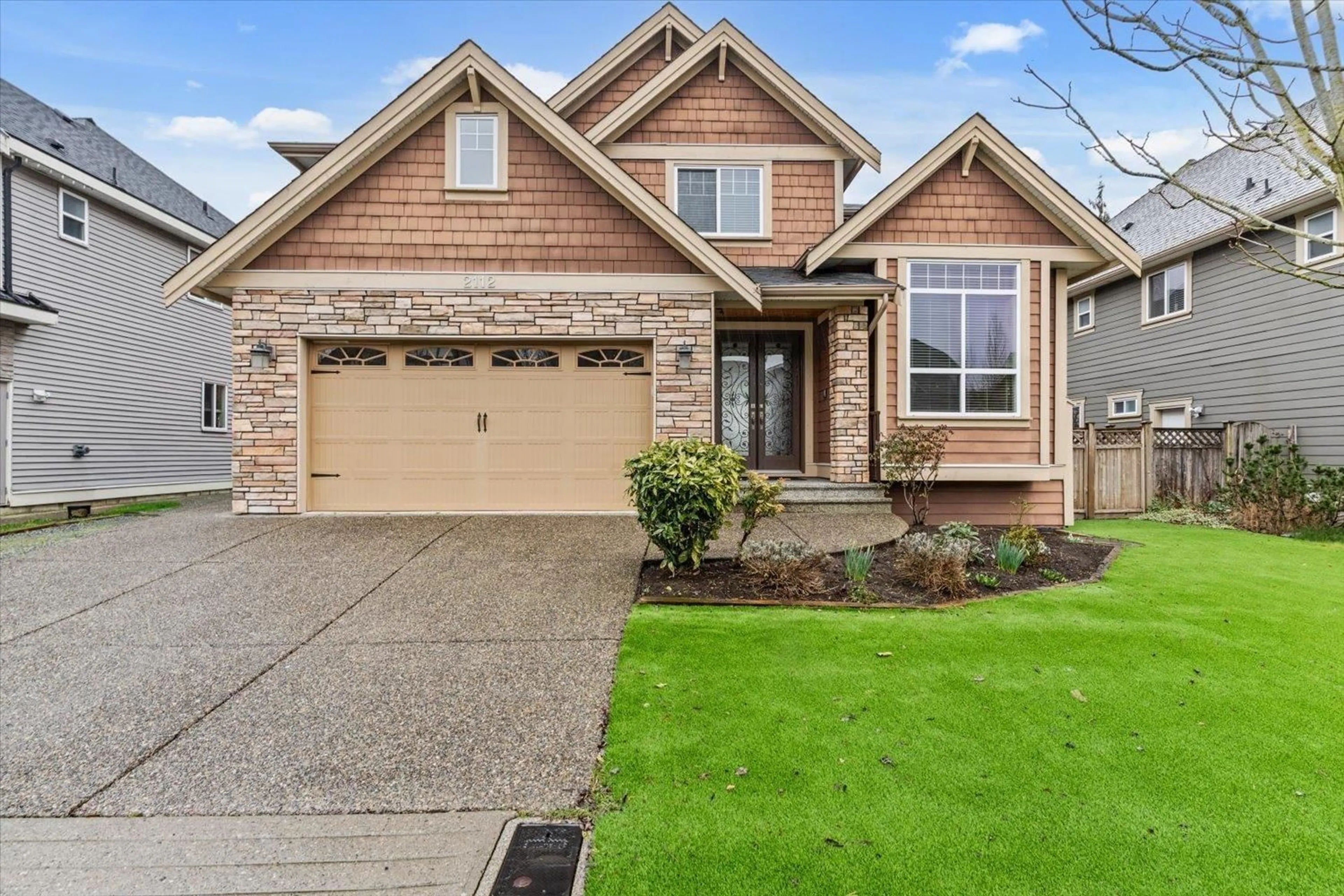Home with brick exterior material, street for 2112 MERLOT BOULEVARD, Abbotsford British Columbia V4X0A6