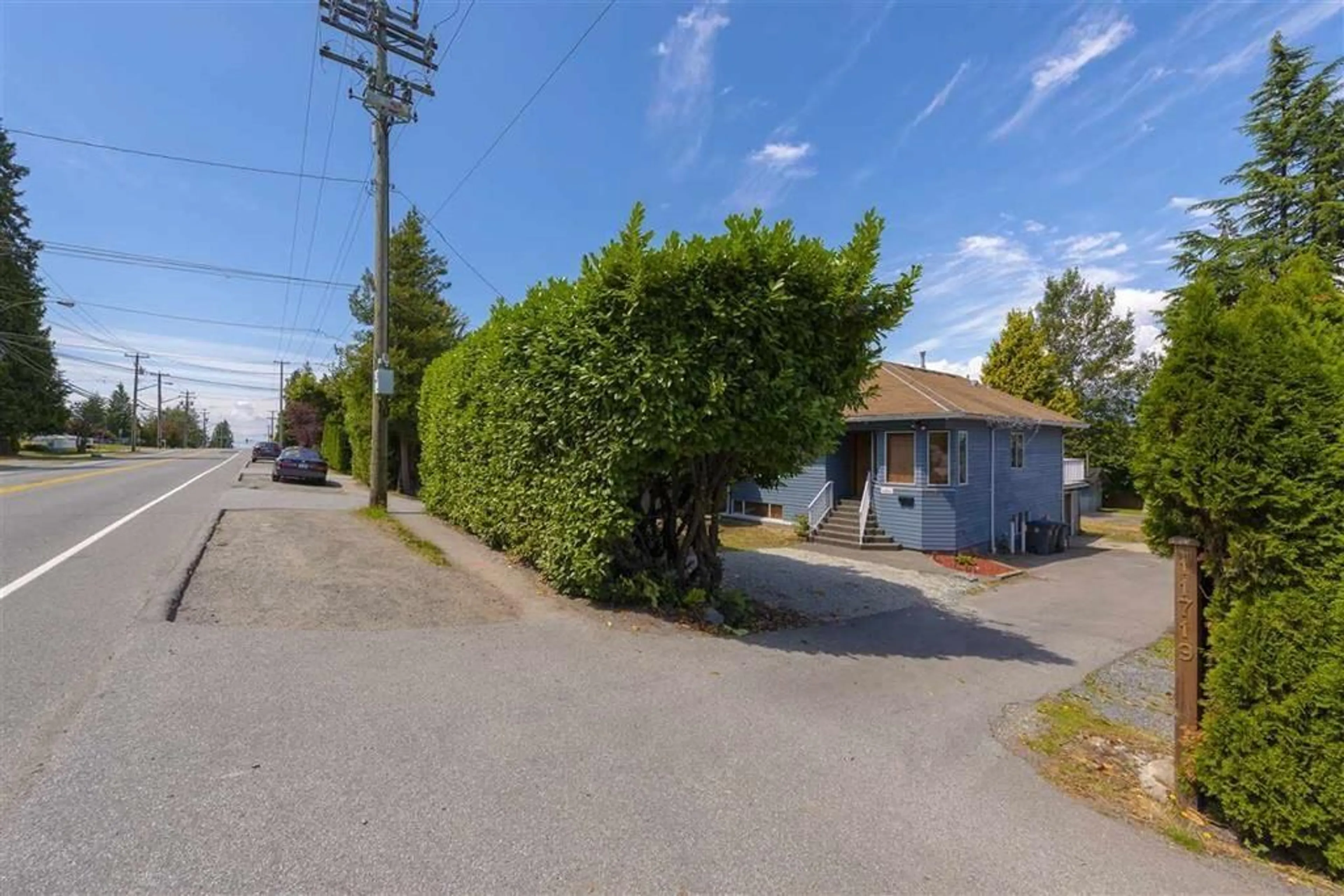 A pic from outside/outdoor area/front of a property/back of a property/a pic from drone, street for 11719 96 AVENUE, Surrey British Columbia V3V1V9