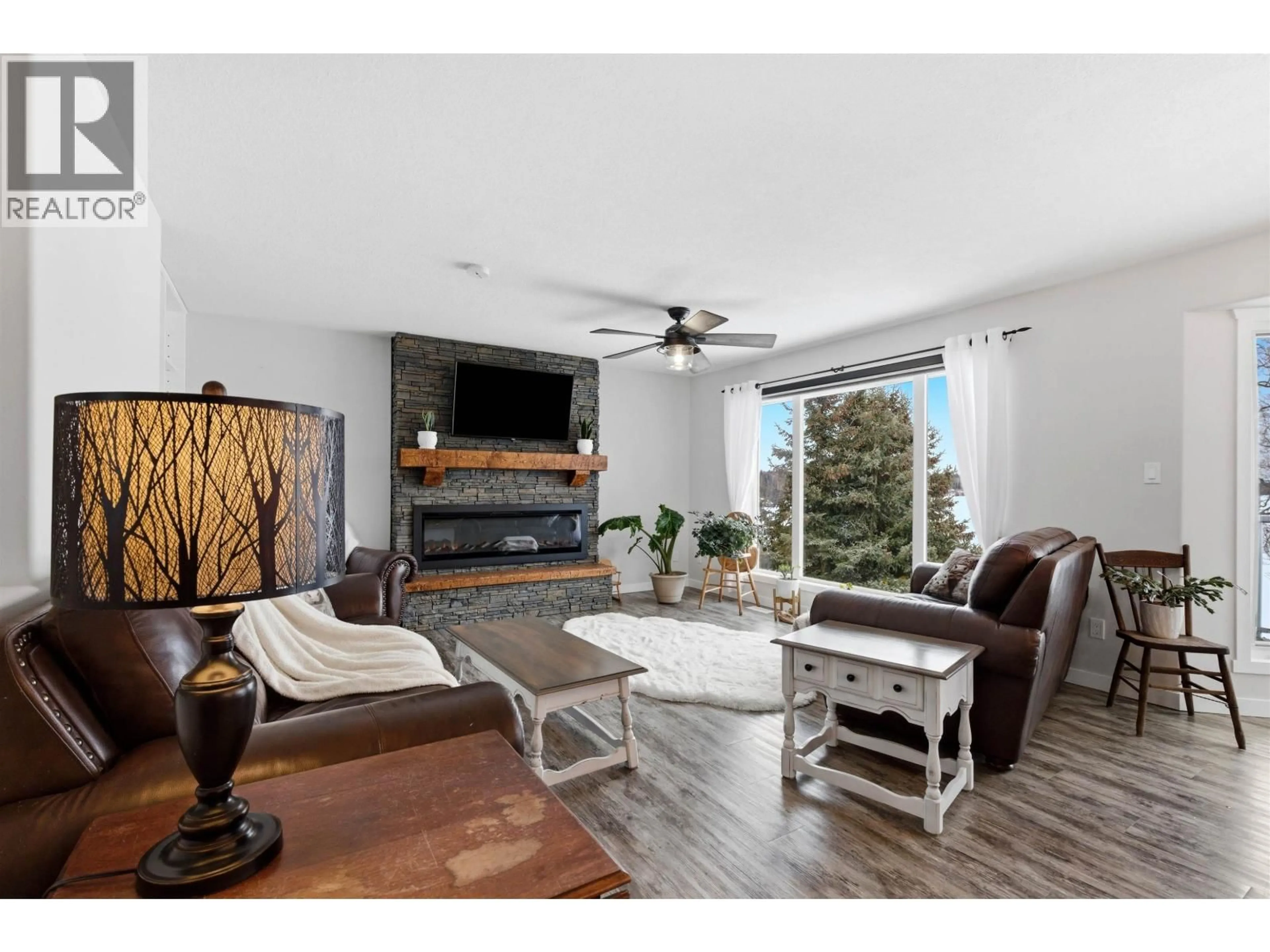 Living room with furniture, unknown for 2448 CLARA ROAD, 150 Mile House British Columbia V0K2G0