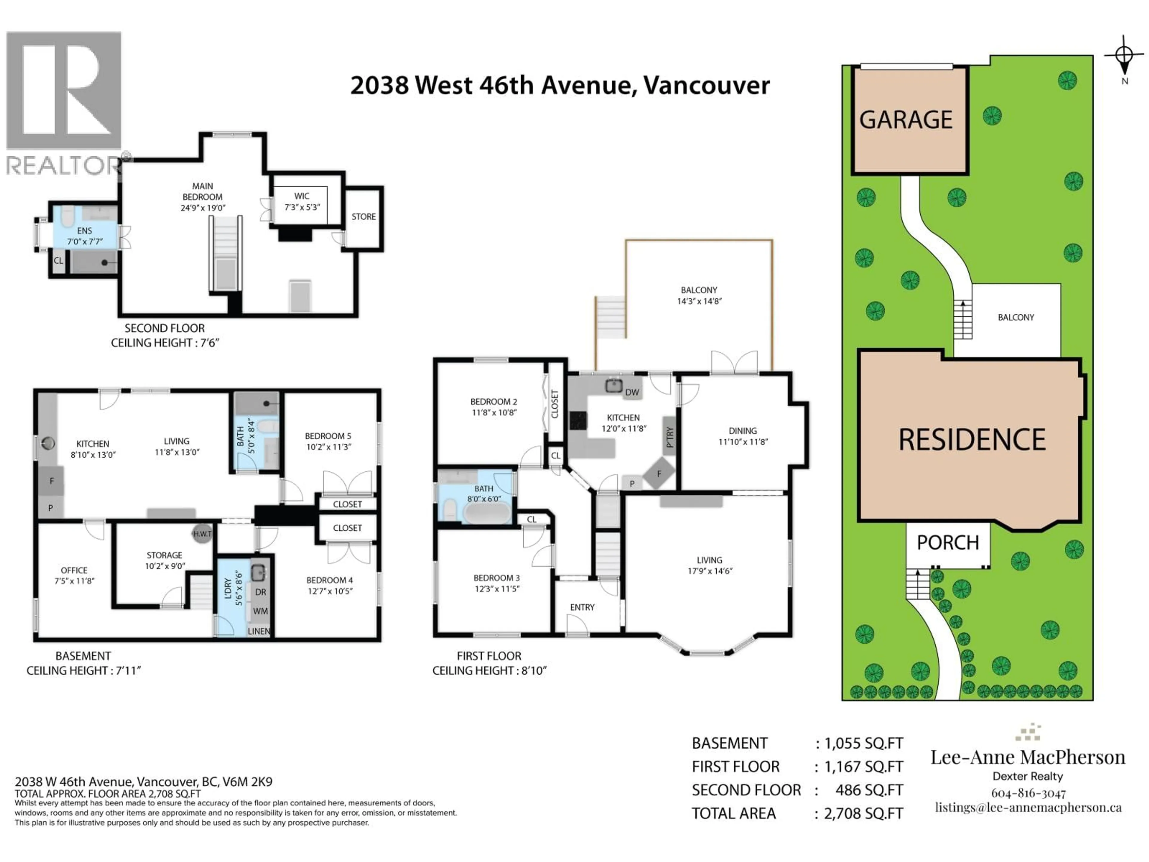 Floor plan for 2038 46TH AVENUE, Vancouver British Columbia V6M2K9